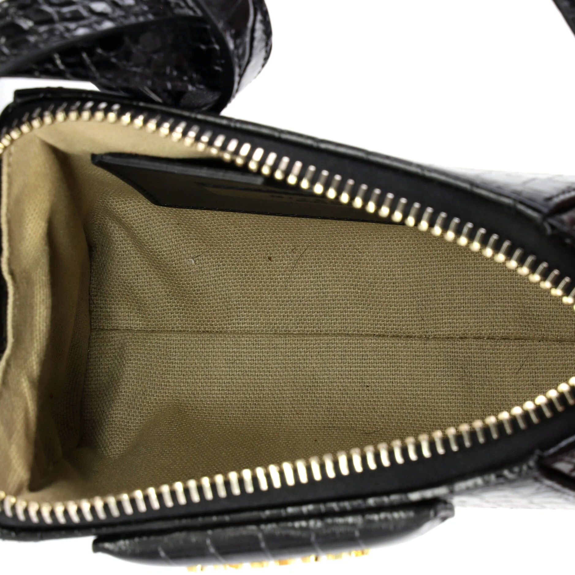 Antigona Crossbody Bag Crocodile Embossed Leather Nano - Image 5