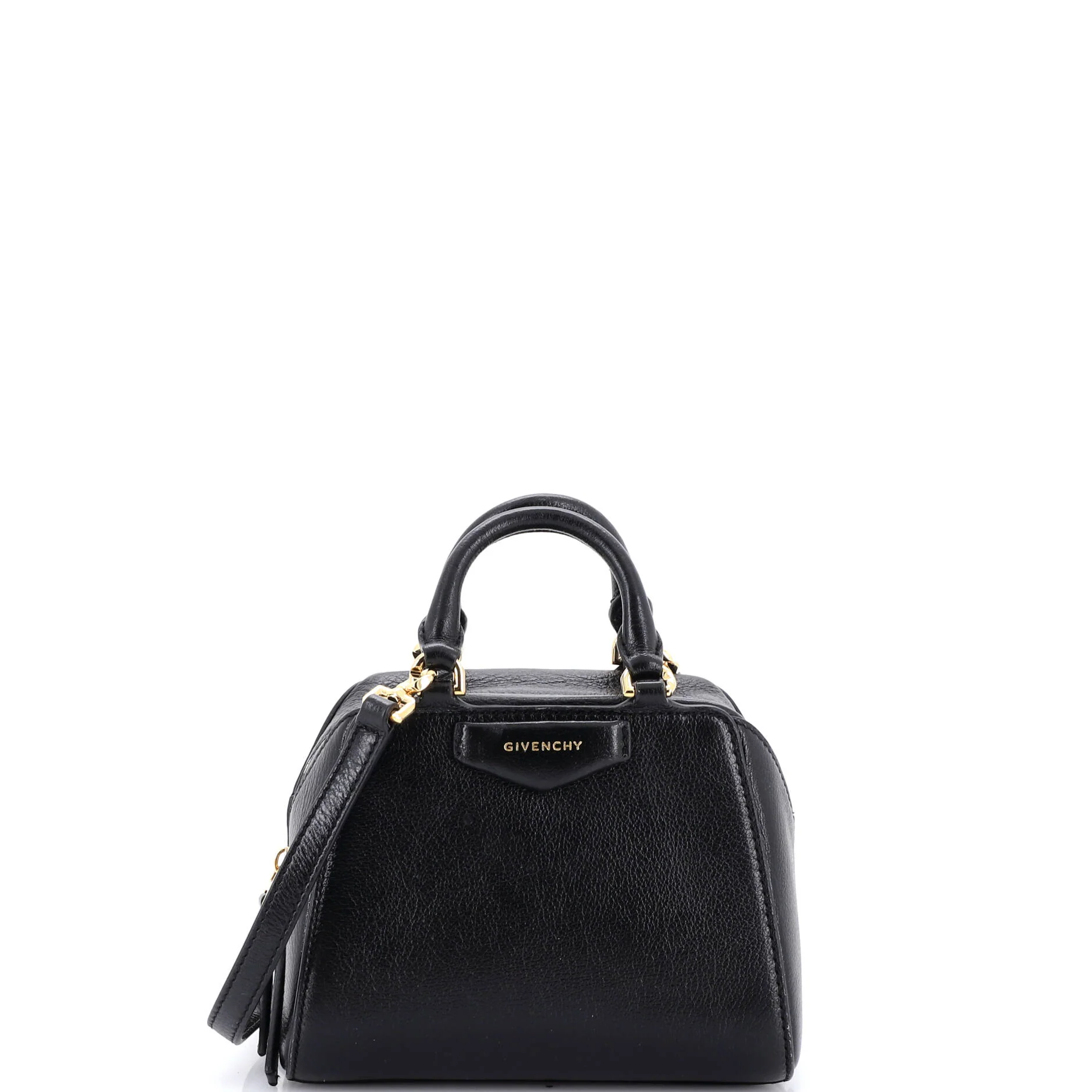 Antigona Cube Bag Leather Nano