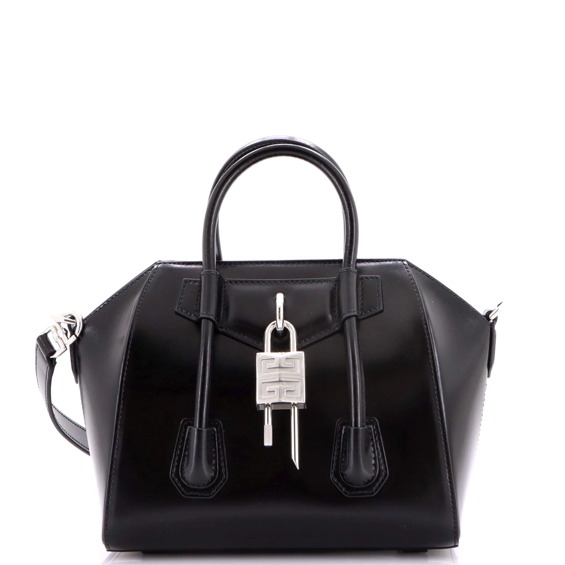 Antigona Lock Bag Leather Mini