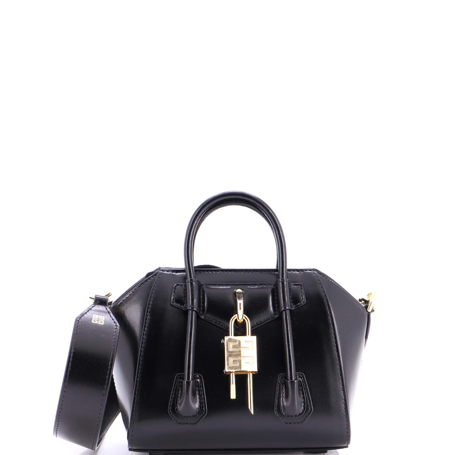 Antigona Lock Bag Leather Mini