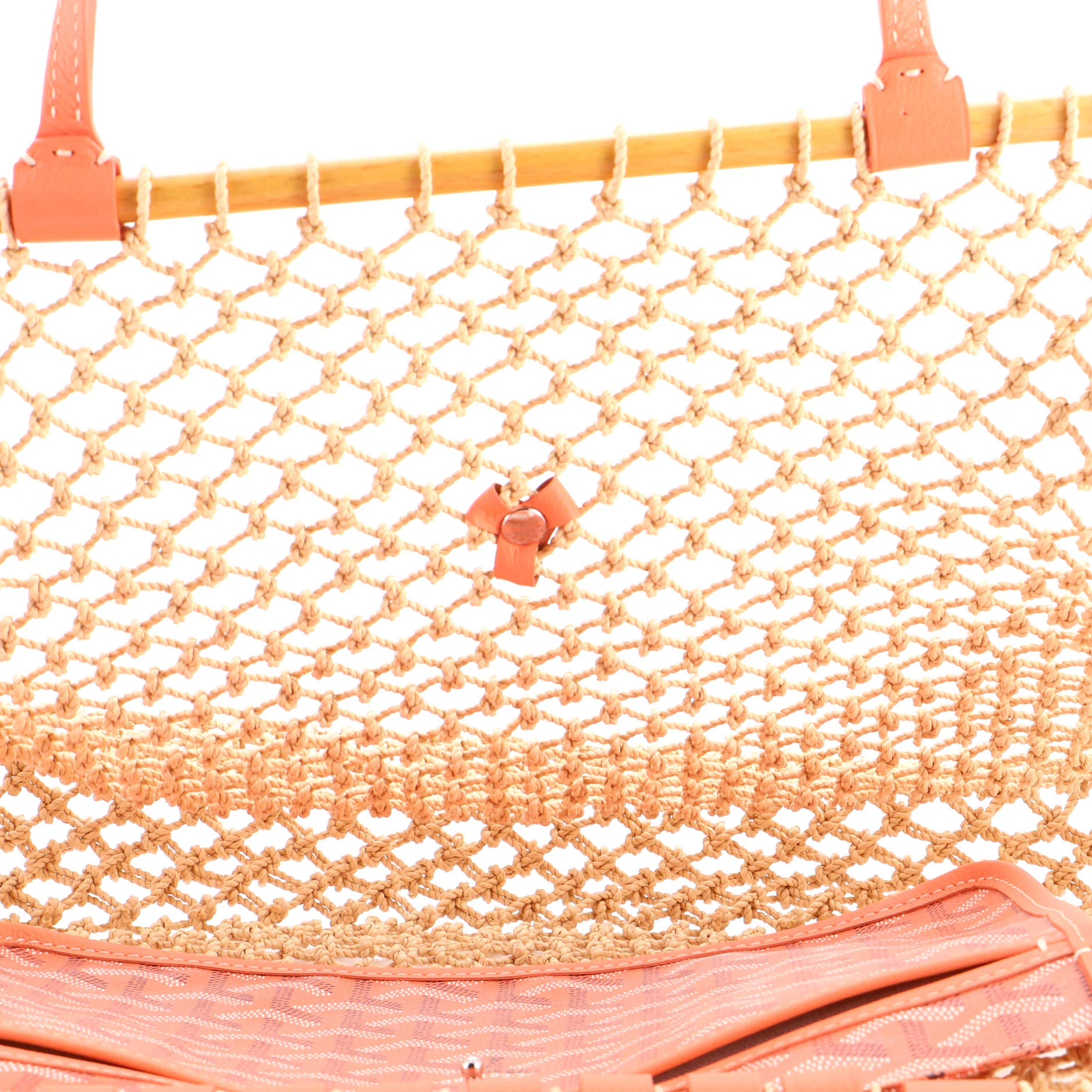 Aligre Bag Raffia Net with Coated Canvas - Image 5