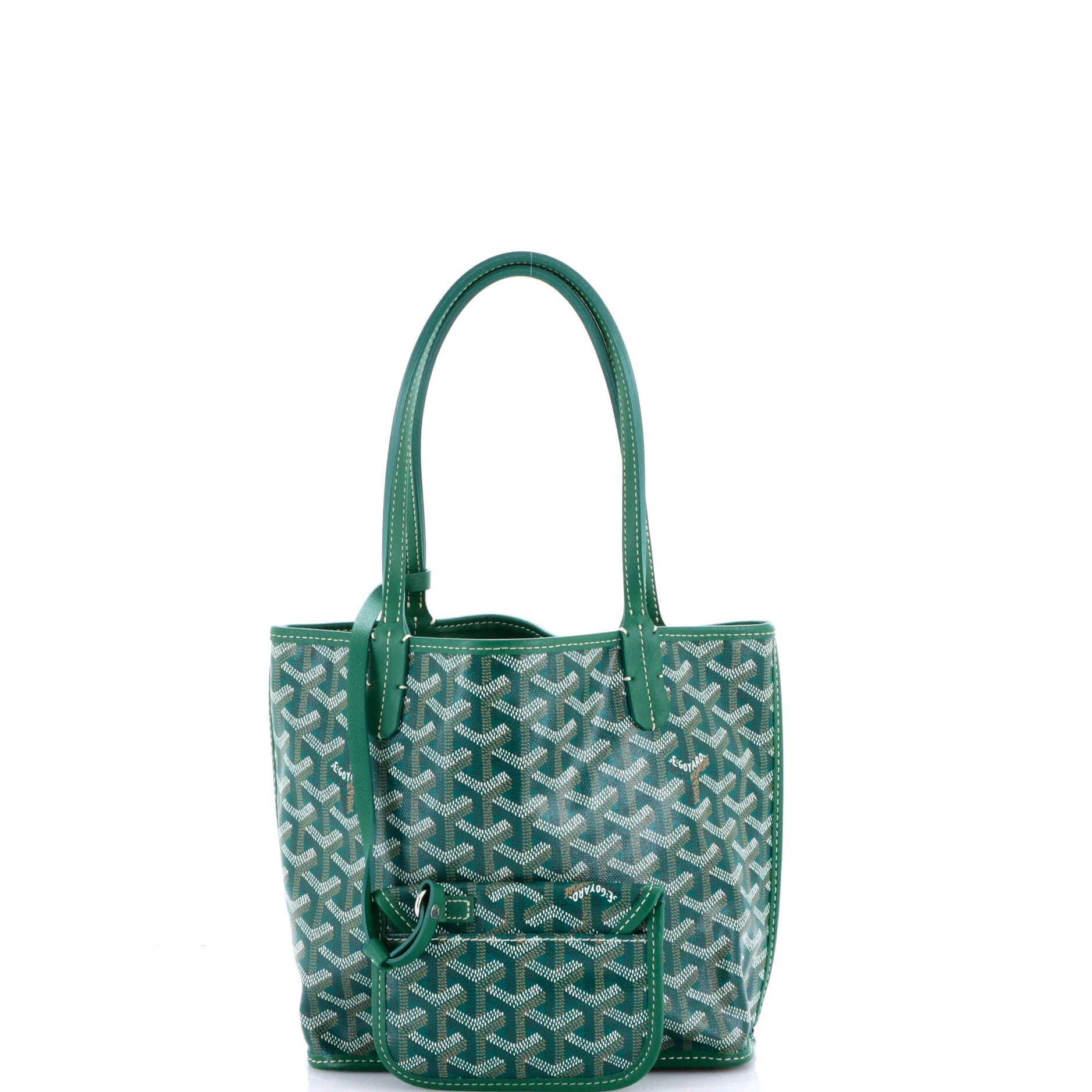 Anjou Reversible Tote Coated Canvas Mini - Image 2
