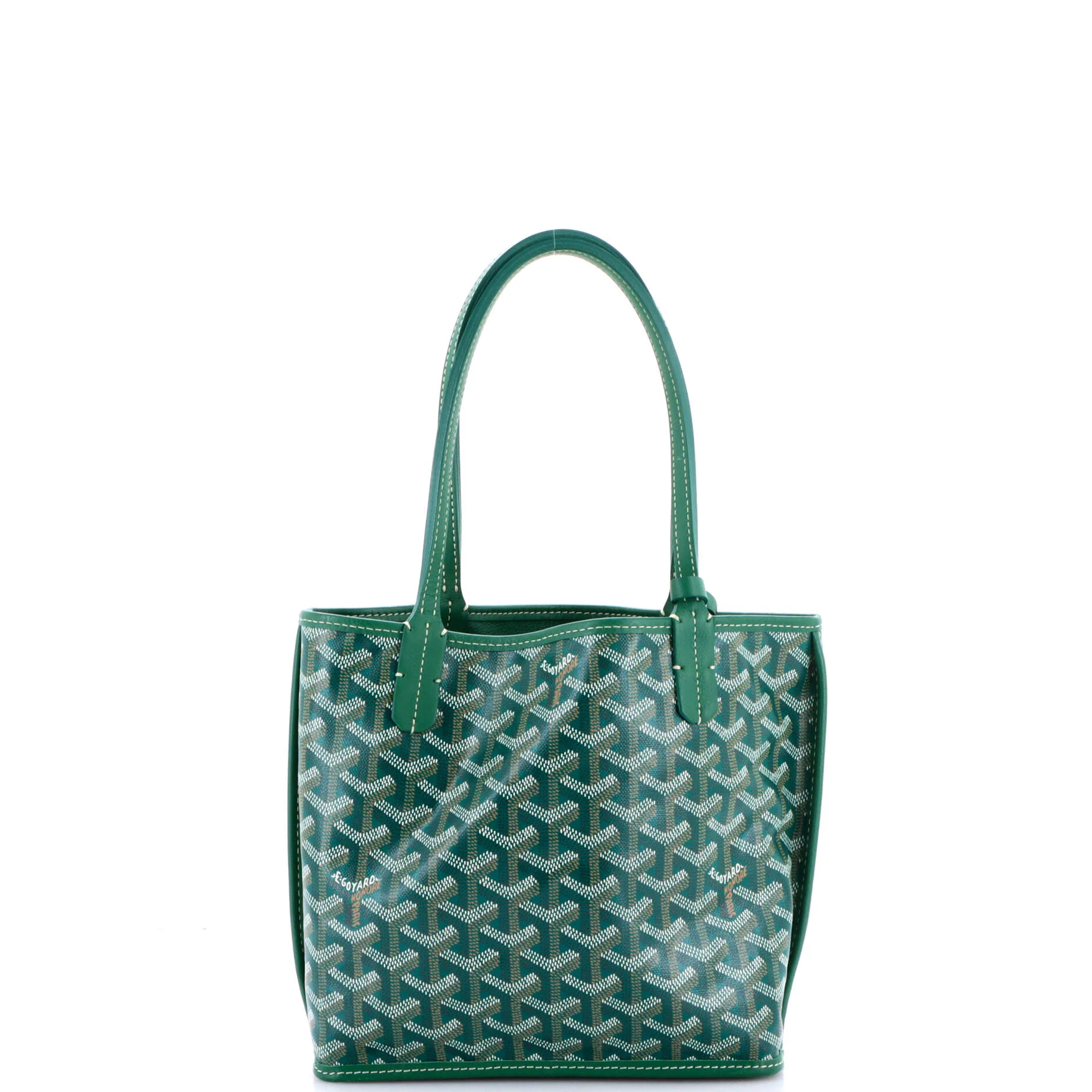 Anjou Reversible Tote Coated Canvas Mini - Image 4