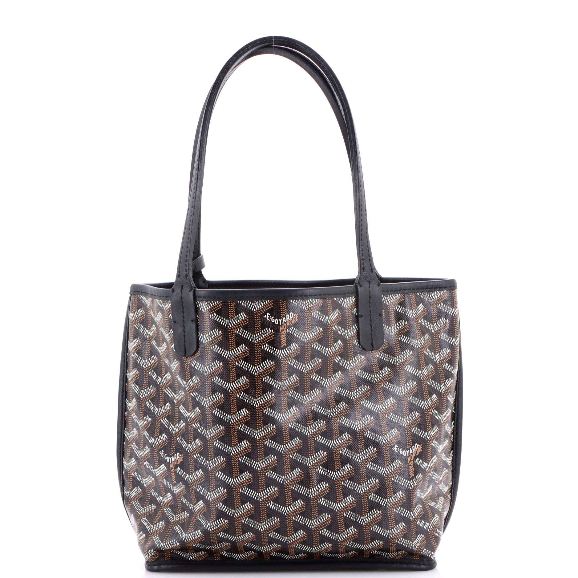 Anjou Reversible Tote Coated Canvas Mini