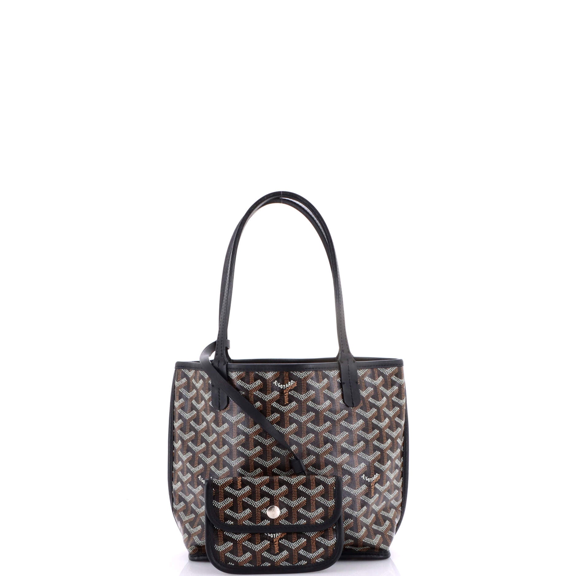 Anjou Reversible Tote Coated Canvas Mini - Image 2