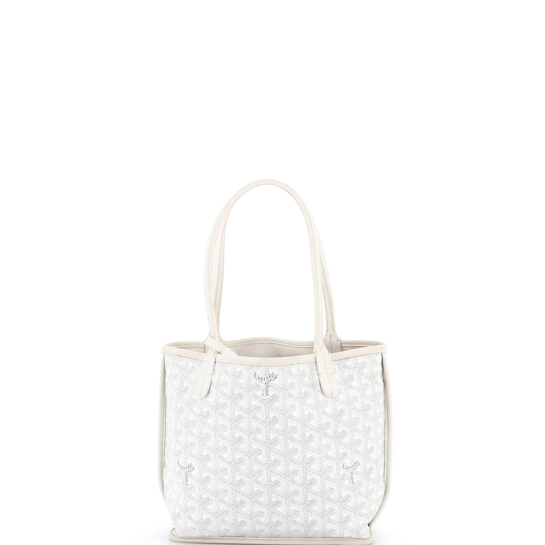 Anjou Reversible Tote Coated Canvas Mini