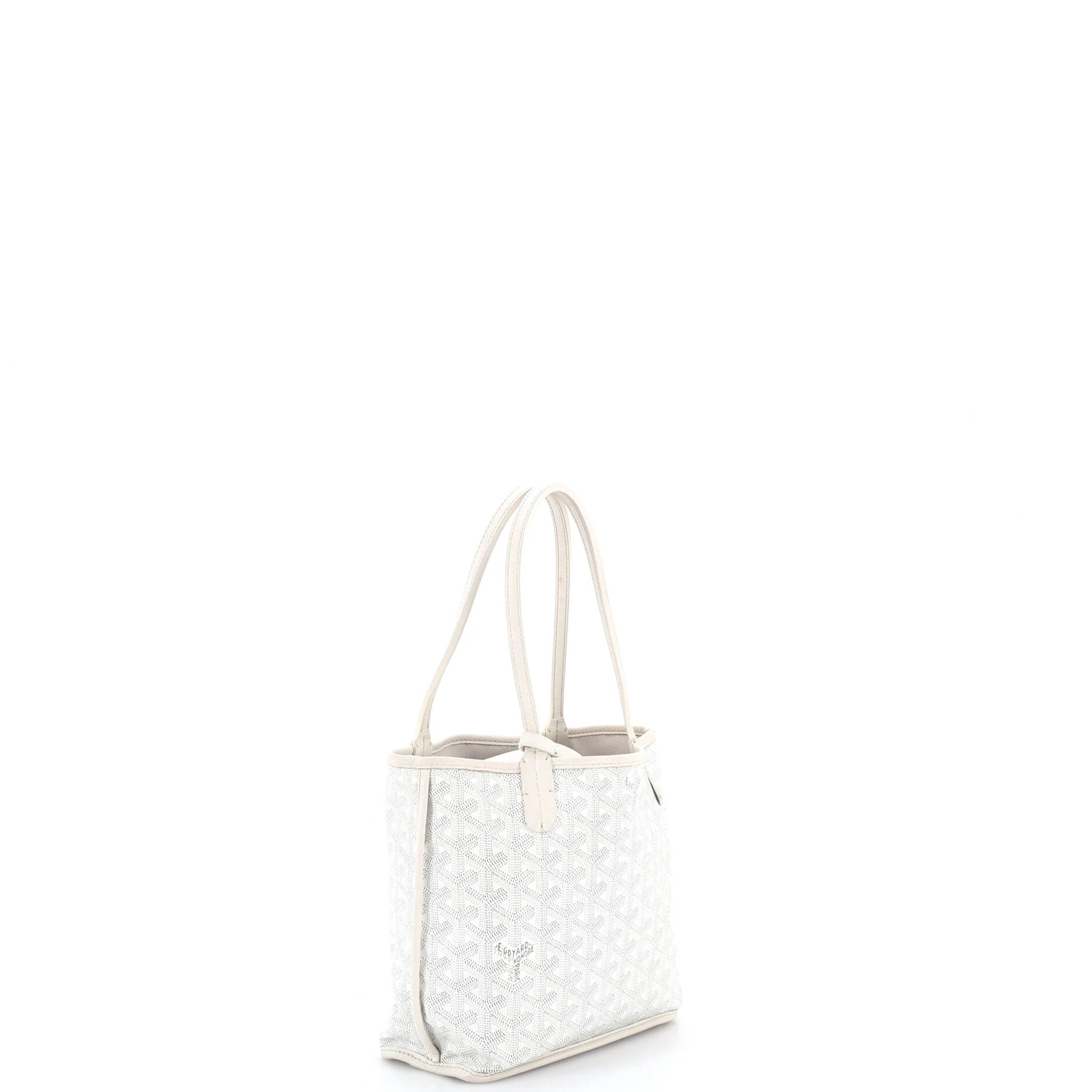Anjou Reversible Tote Coated Canvas Mini - Image 3