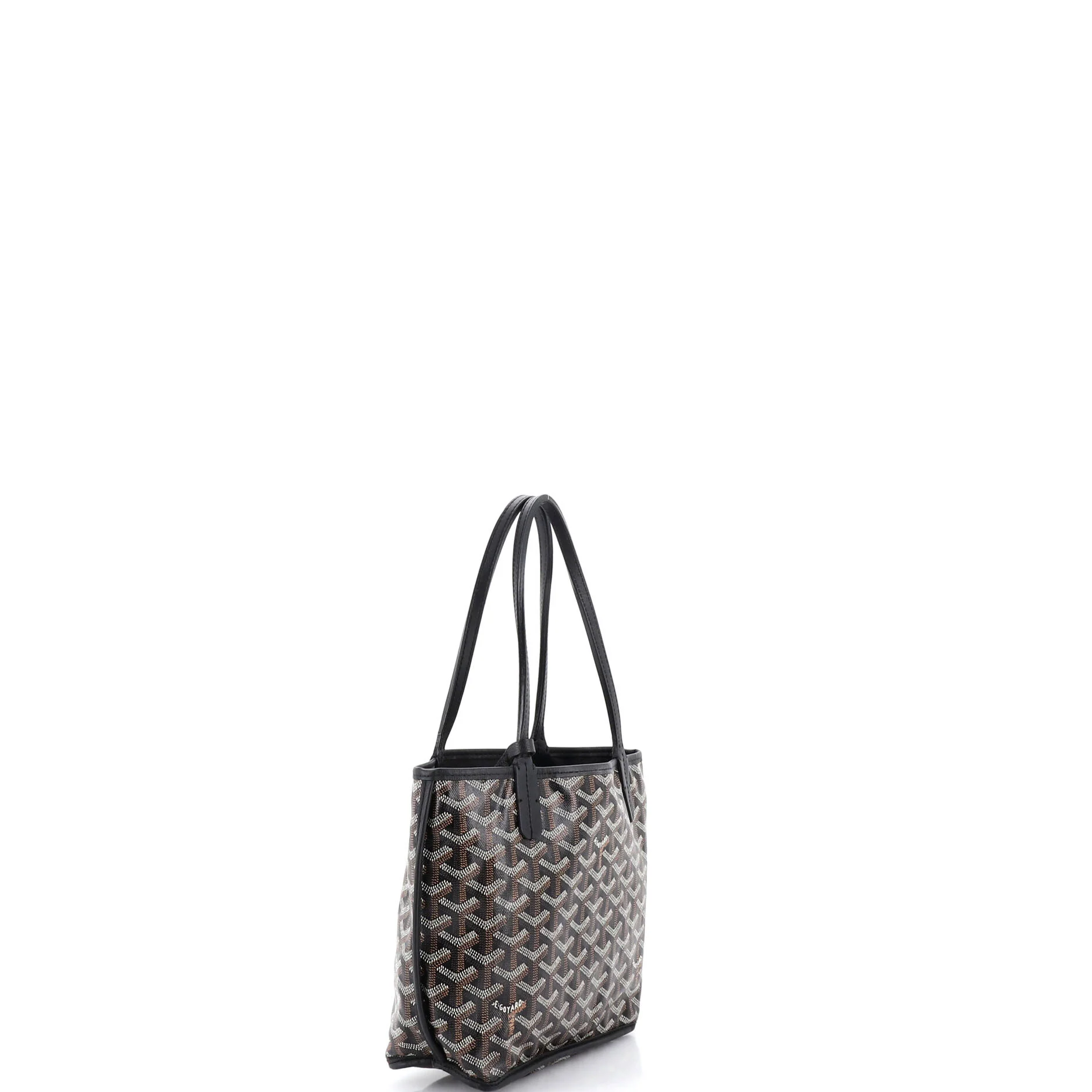 Anjou Reversible Tote Coated Canvas Mini - Image 3