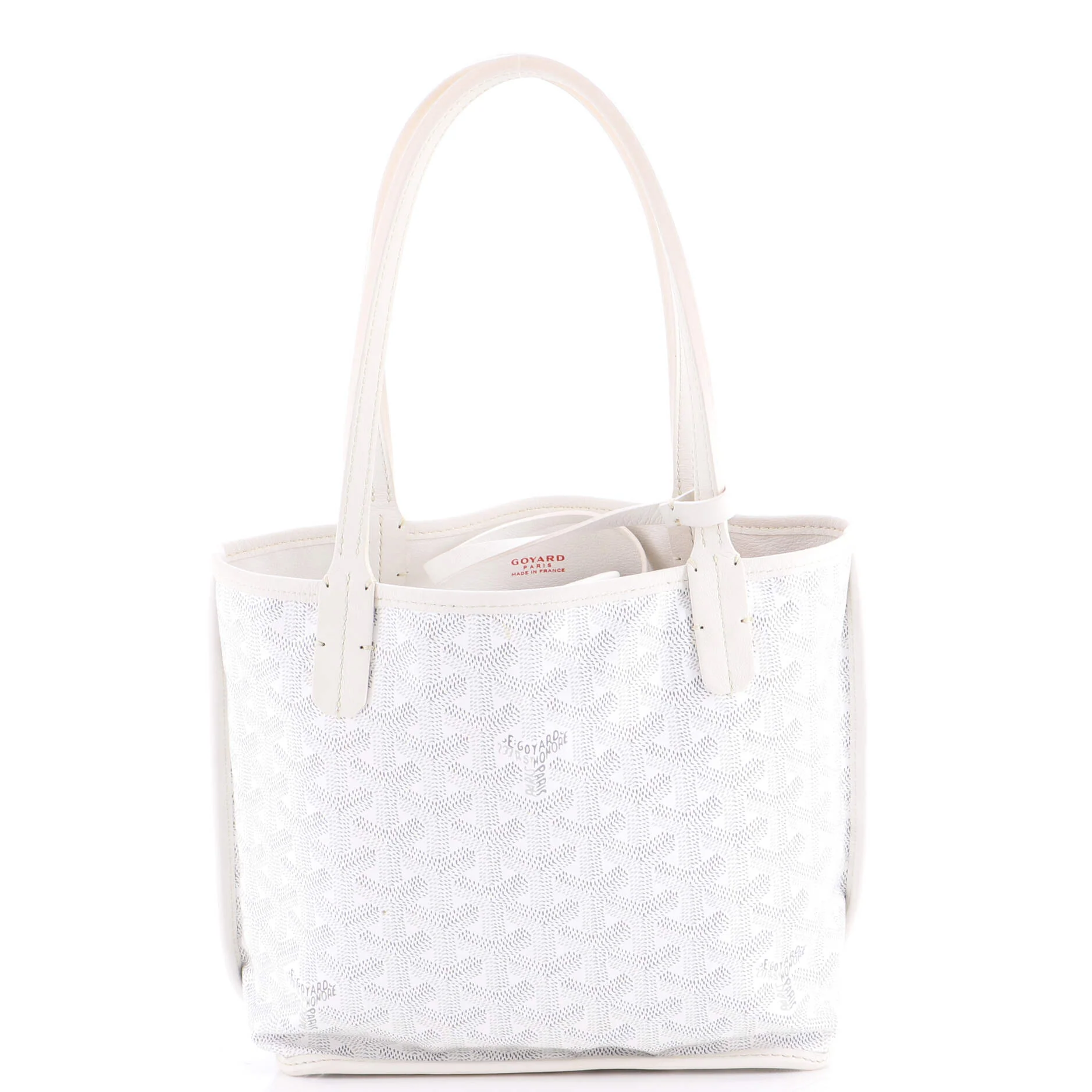 Anjou Reversible Tote Coated Canvas Mini