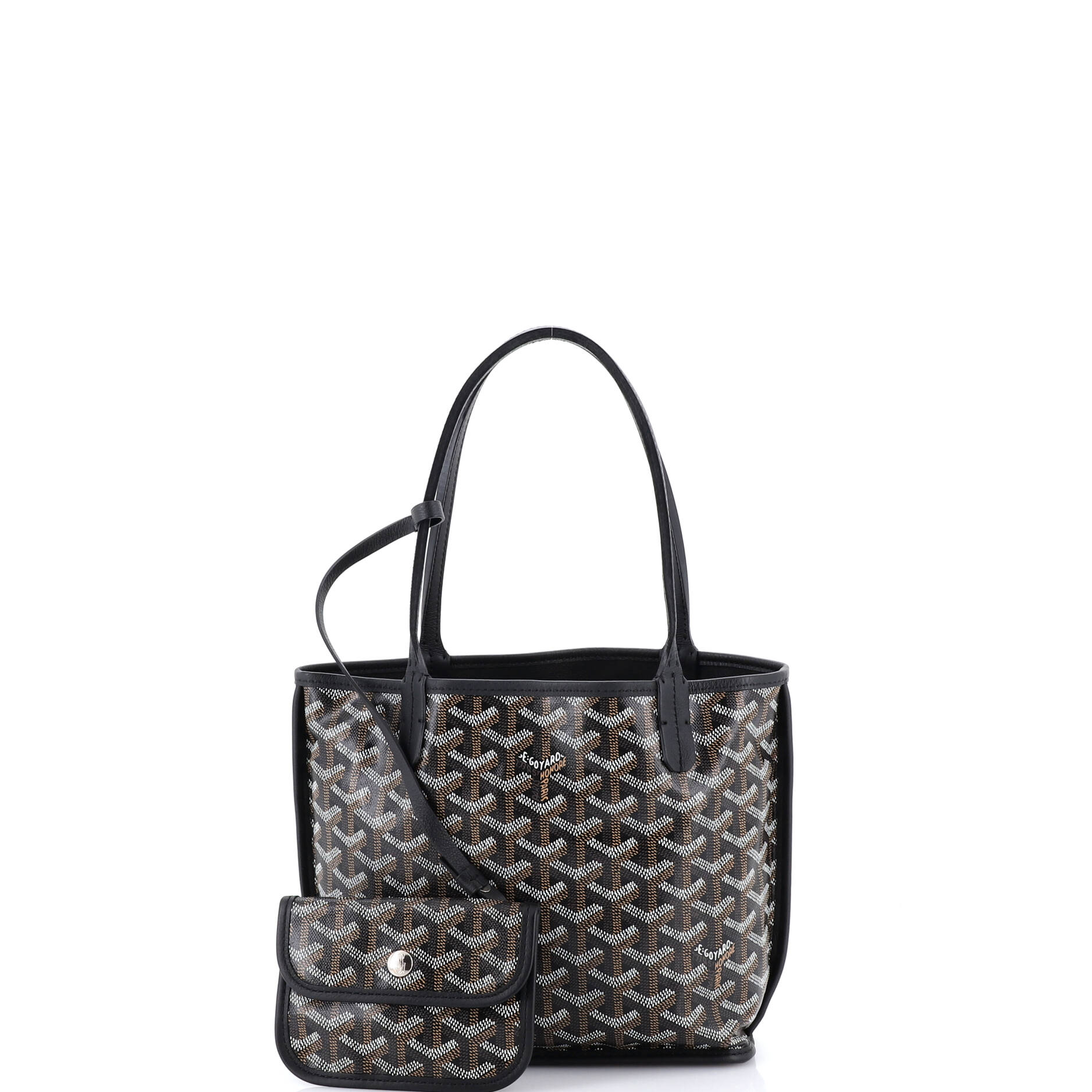 Anjou Reversible Tote Coated Canvas Mini - Image 2