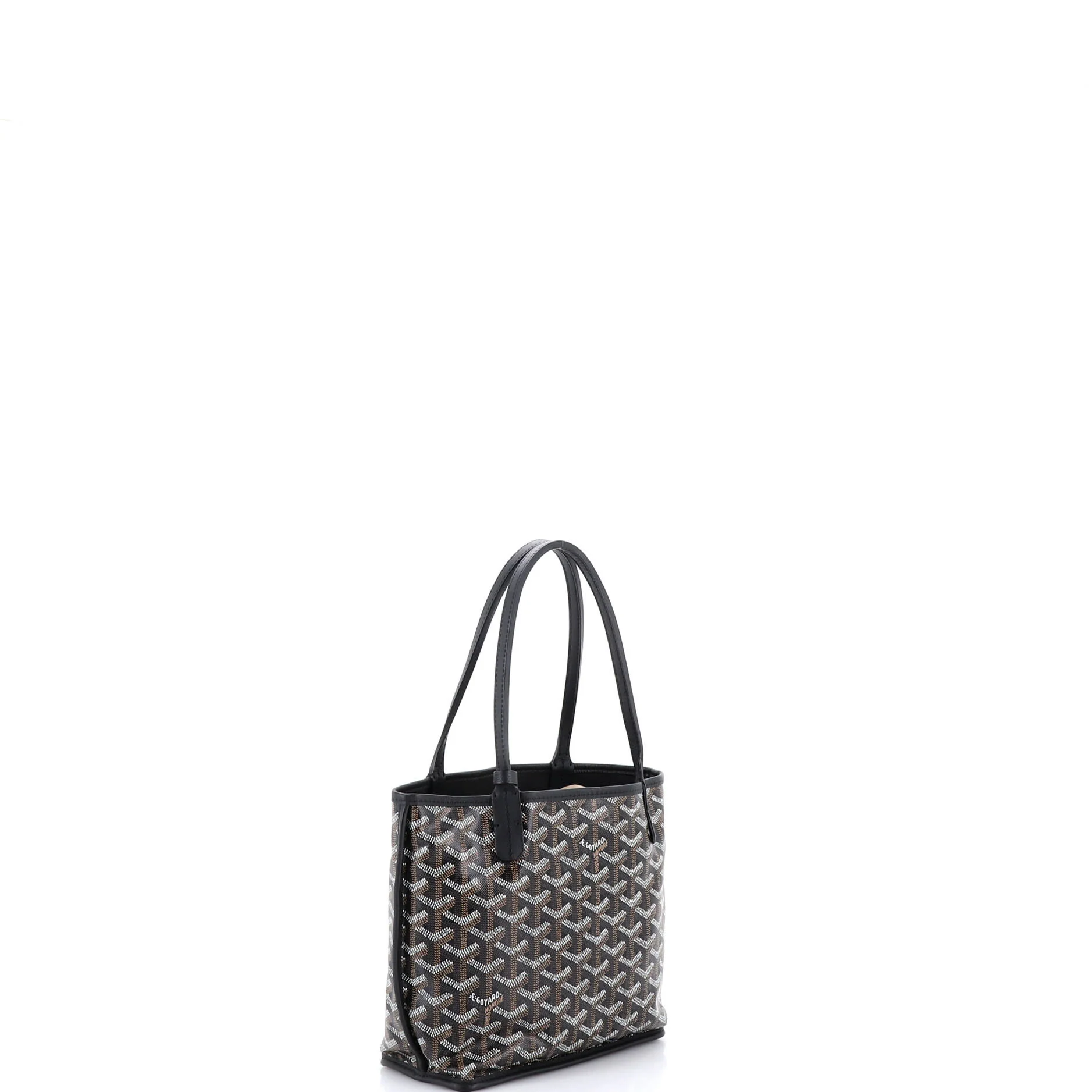 Anjou Reversible Tote Coated Canvas Mini - Image 3