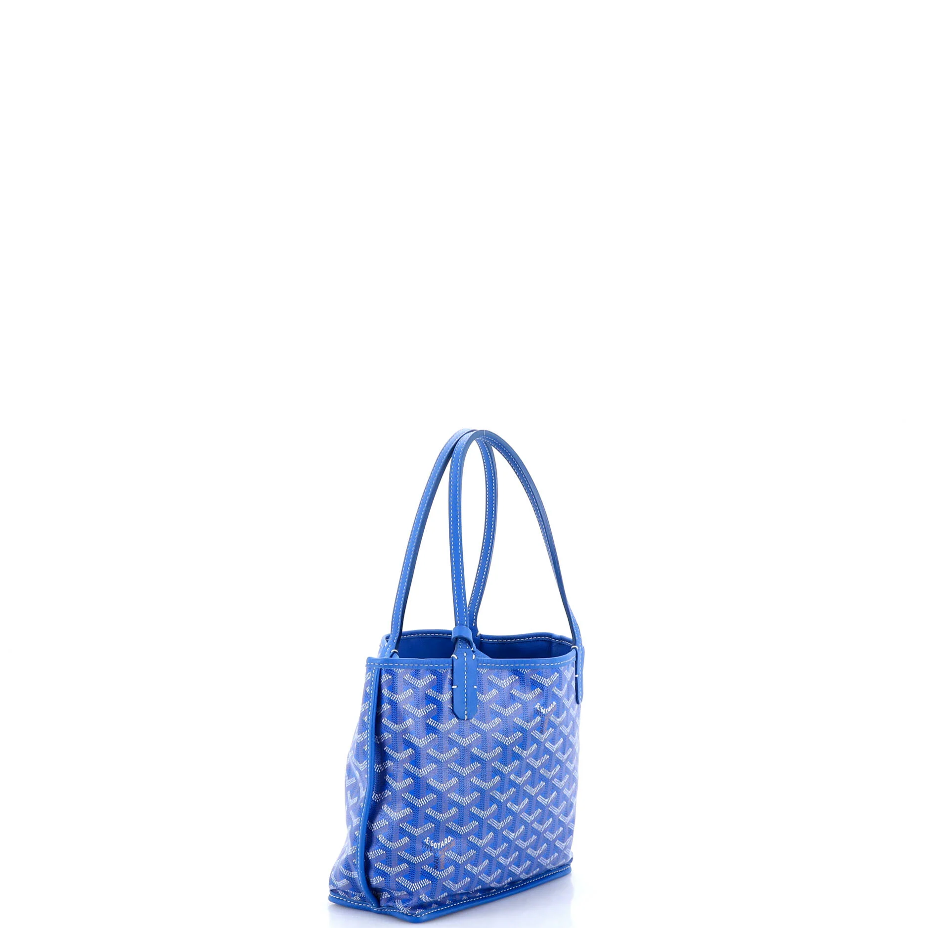 Anjou Reversible Tote Coated Canvas Mini - Image 3