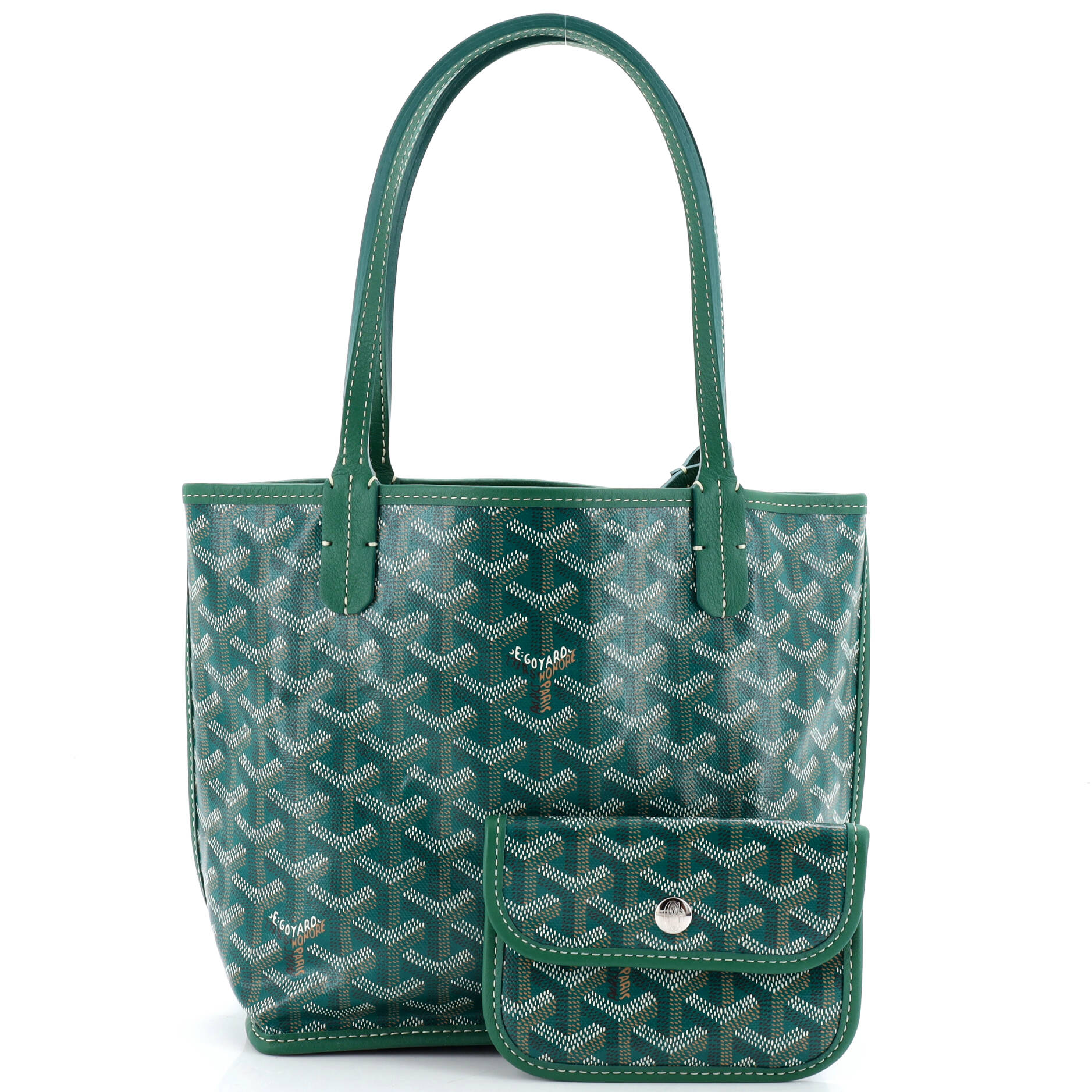 Anjou Reversible Tote Coated Canvas Mini - Image 2