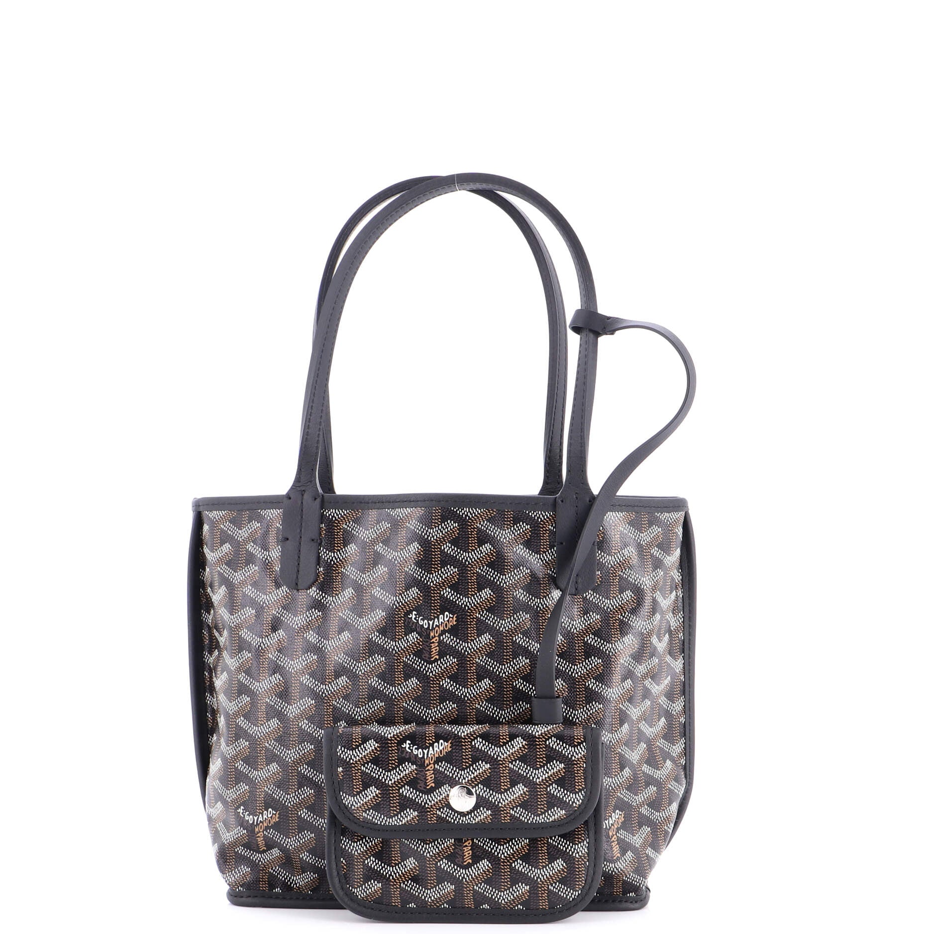 Anjou Reversible Tote Coated Canvas Mini - Image 2