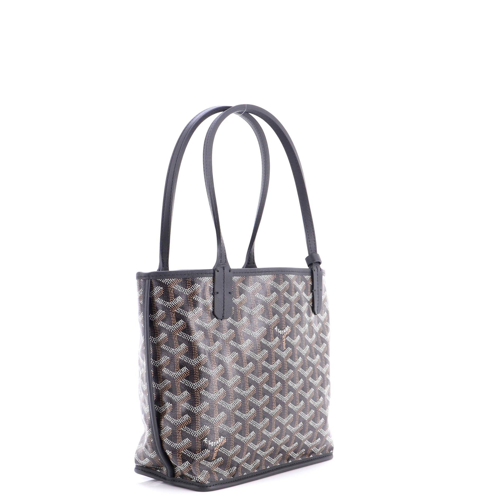 Anjou Reversible Tote Coated Canvas Mini - Image 3