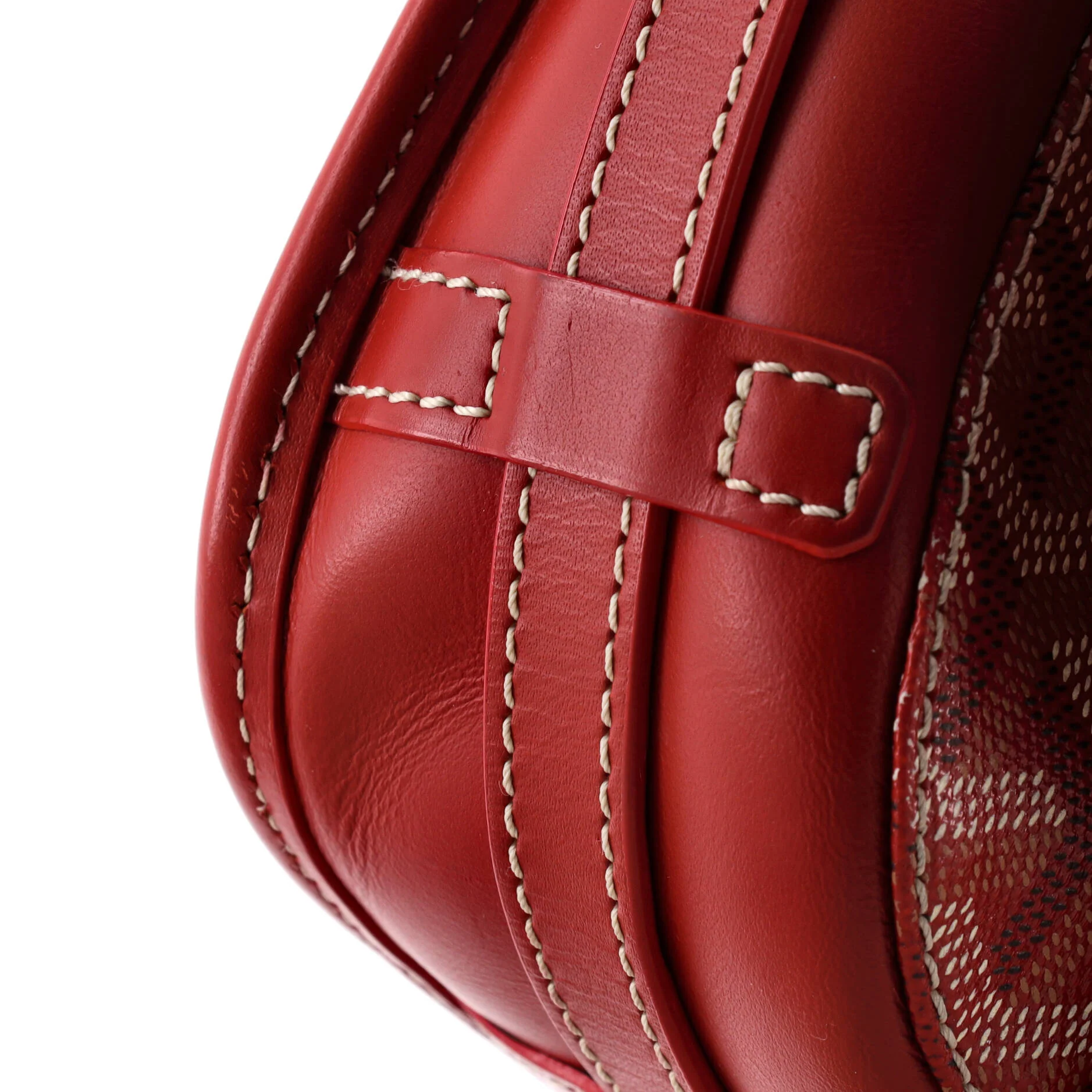 Belvedere Messenger Bag Coated Canvas with Leather PM - Image 6