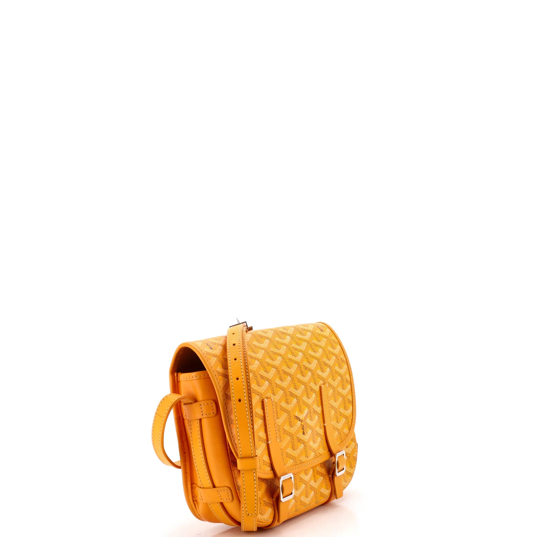 Belvedere Messenger Bag Coated Canvas with Leather PM - Image 2