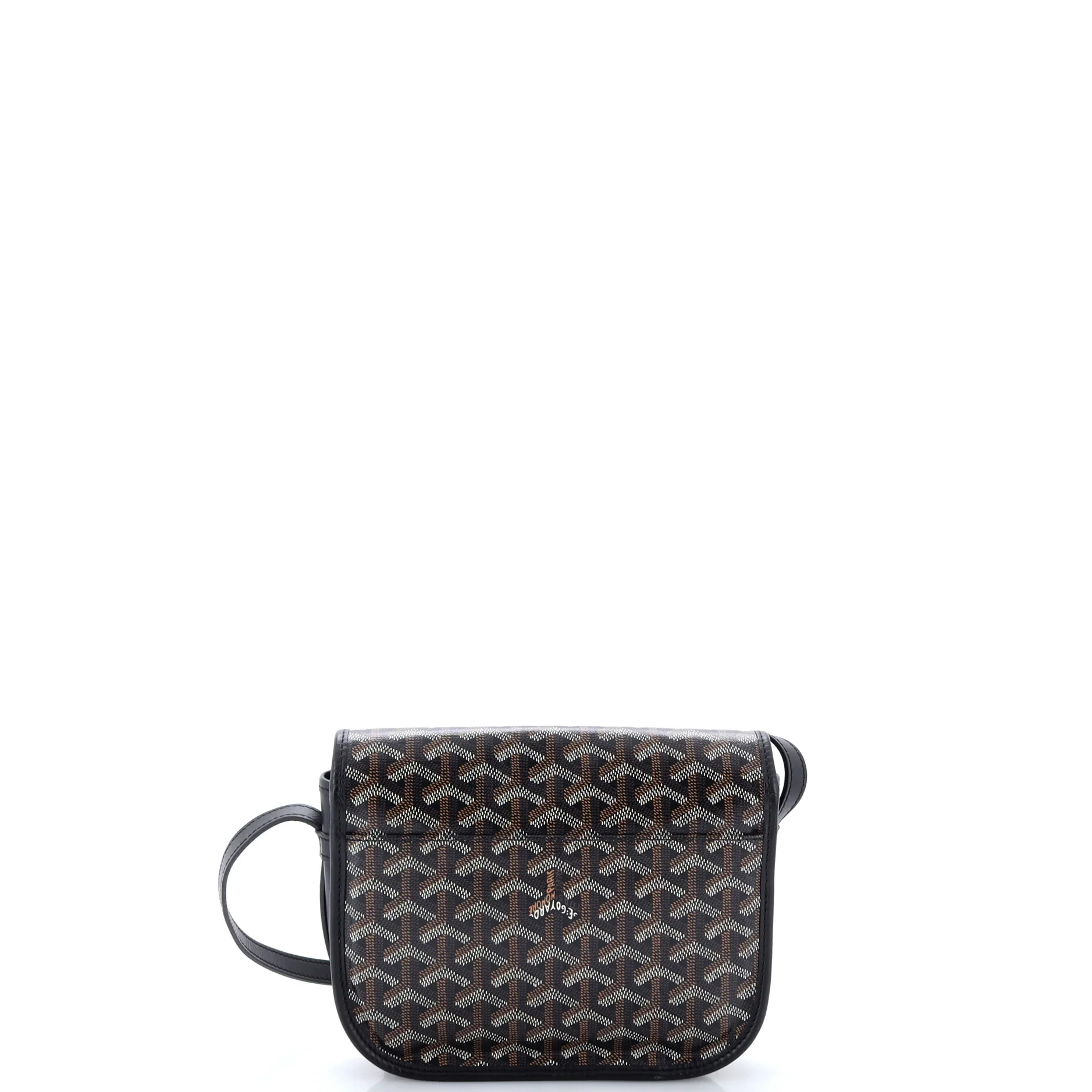 Belvedere Messenger Bag Coated Canvas with Leather PM - Image 3