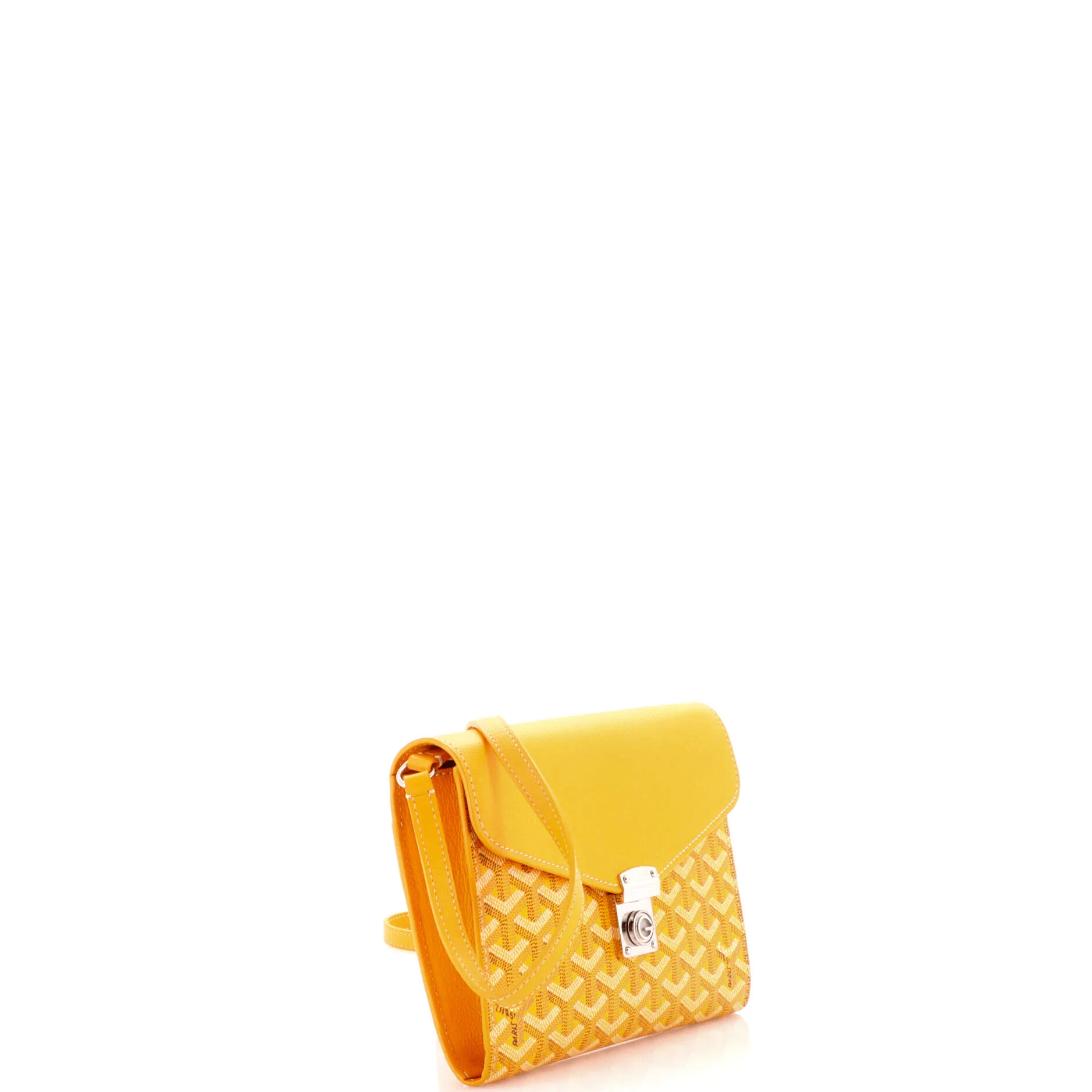 Chypre Wallet on Strap Coated Canvas with Leather - Image 2