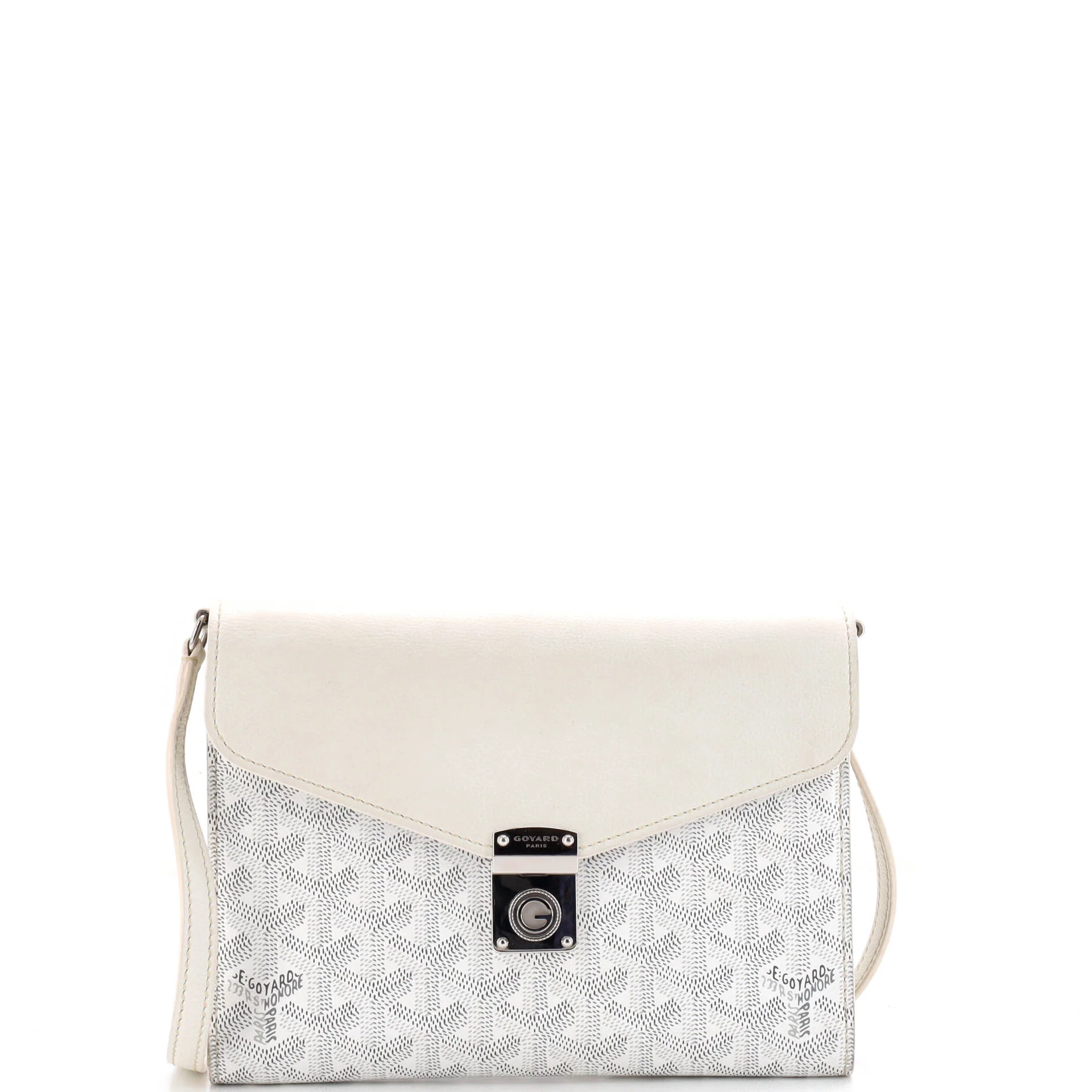 Chypre Wallet on Strap Coated Canvas with Leather