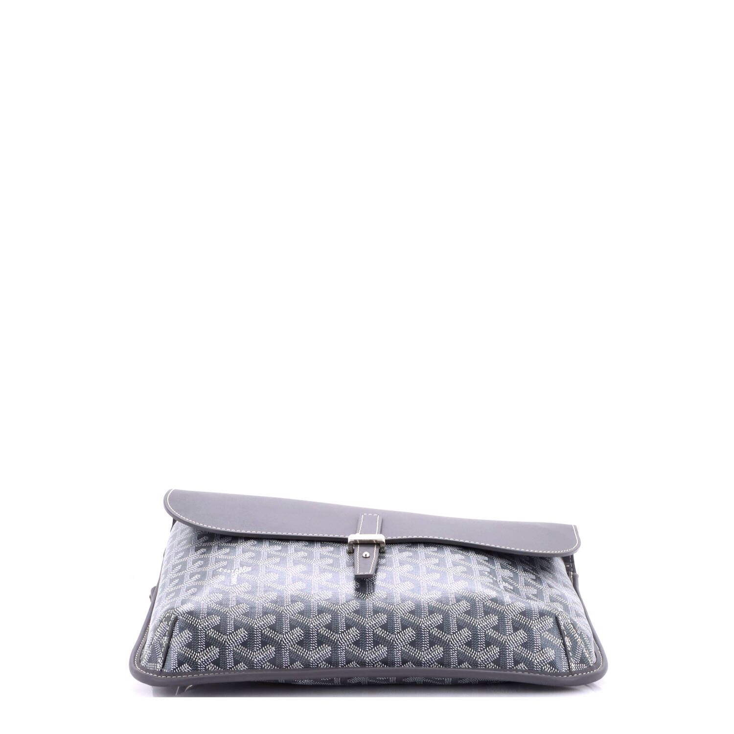 Coursier Messenger Bag Coated Canvas and Leather - Image 4