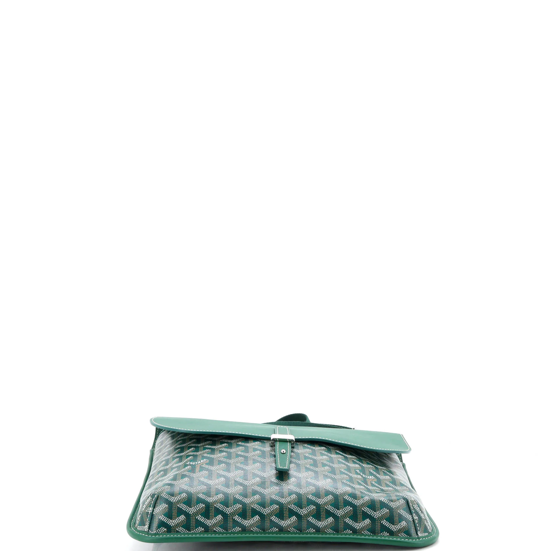 Coursier Messenger Bag Coated Canvas and Leather - Image 4