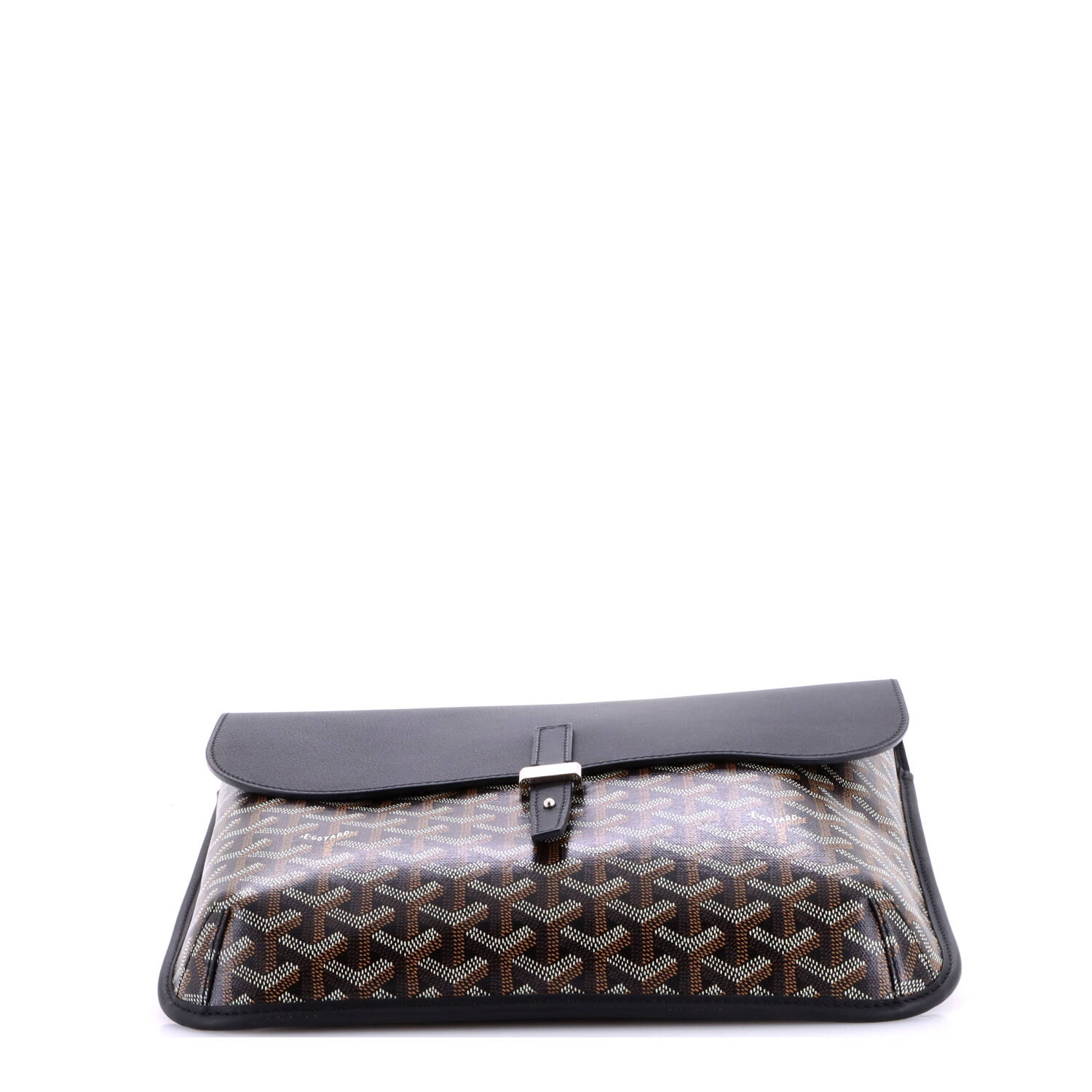Coursier Messenger Bag Coated Canvas and Leather - Image 4