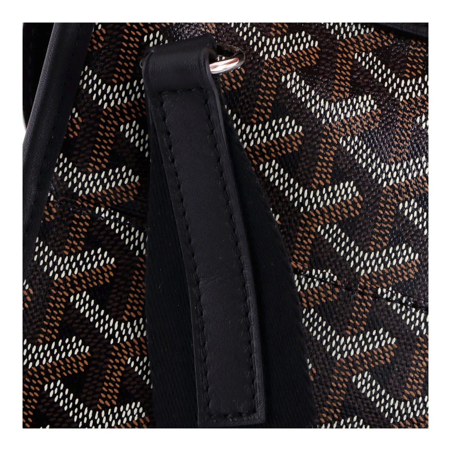 Coursier Messenger Bag Coated Canvas and Leather - Image 6