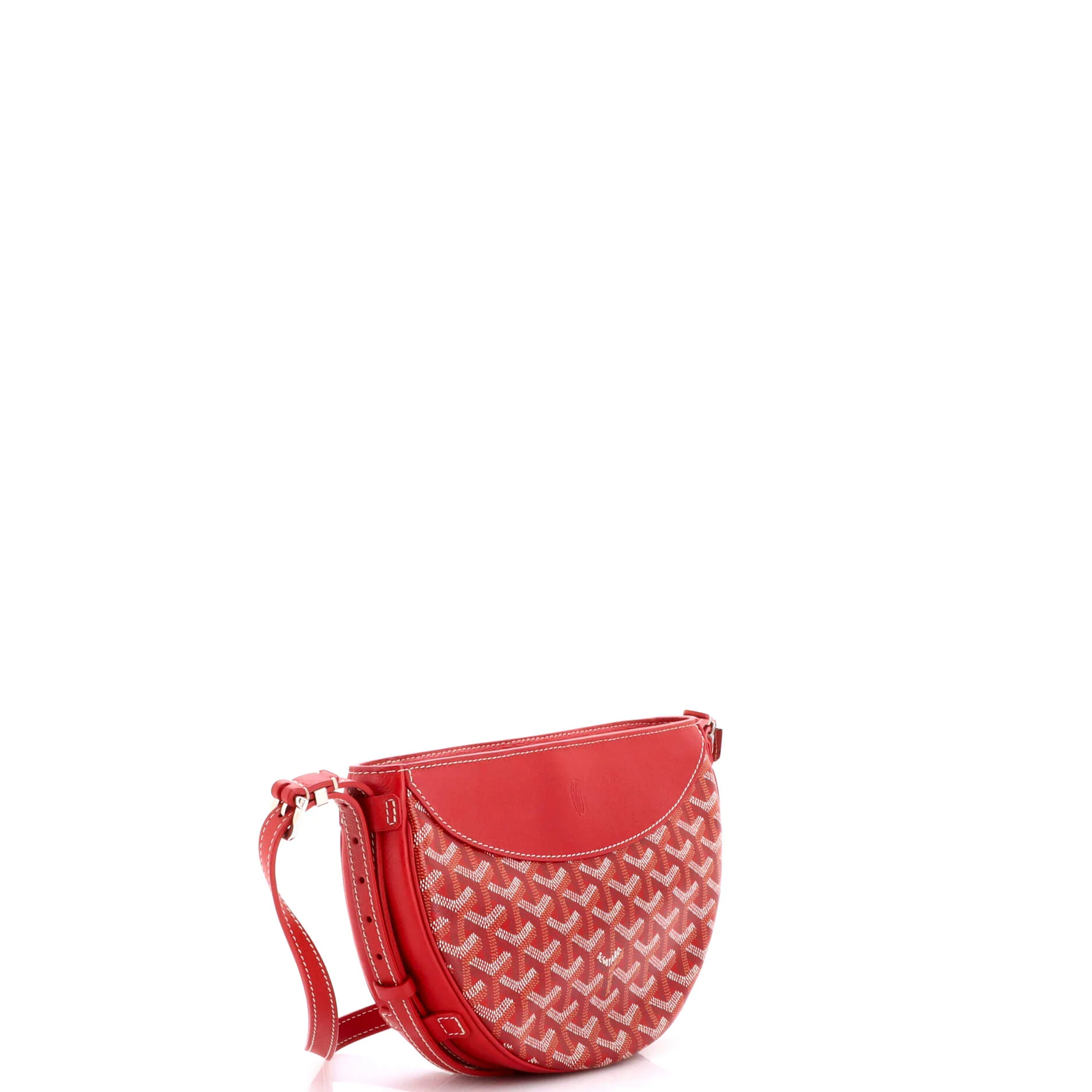 Hirondelle Shoulder Bag Coated Canvas and Leather - Image 2