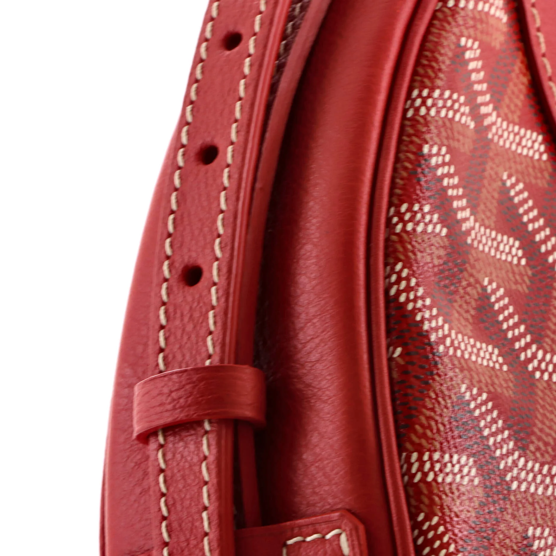 Hirondelle Shoulder Bag Coated Canvas and Leather - Image 6