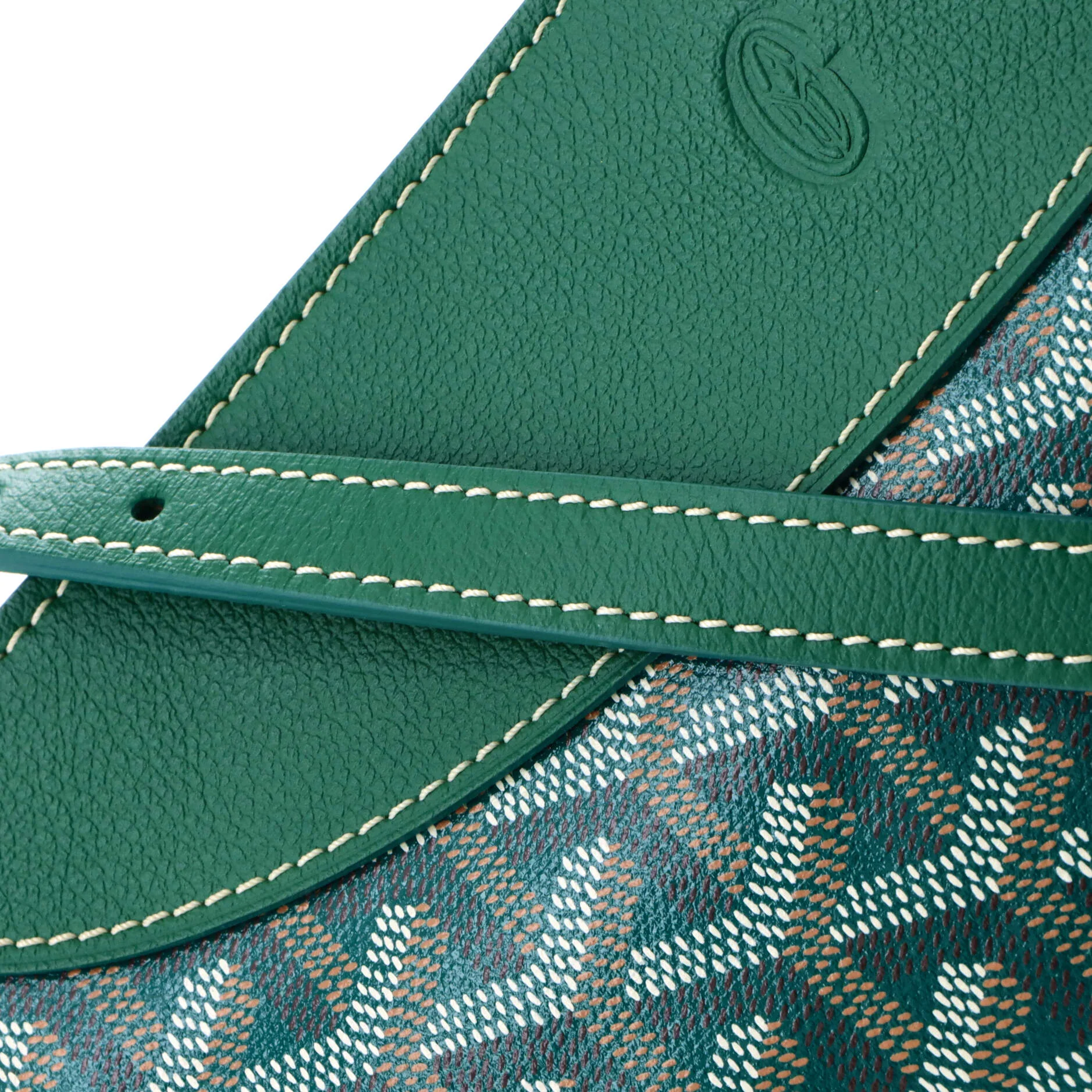 Hirondelle Shoulder Bag Coated Canvas and Leather - Image 6
