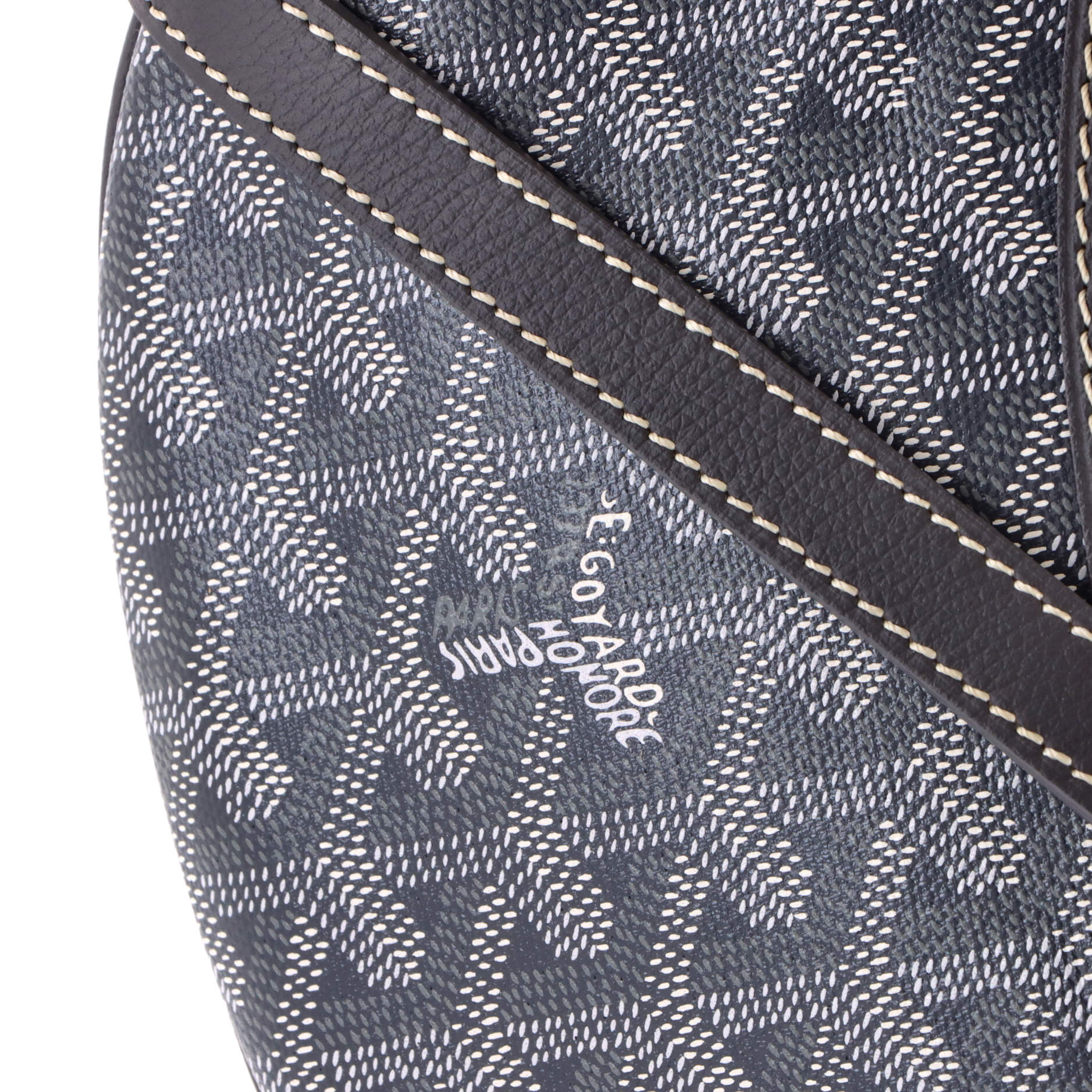 Hirondelle Shoulder Bag Coated Canvas and Leather - Image 6
