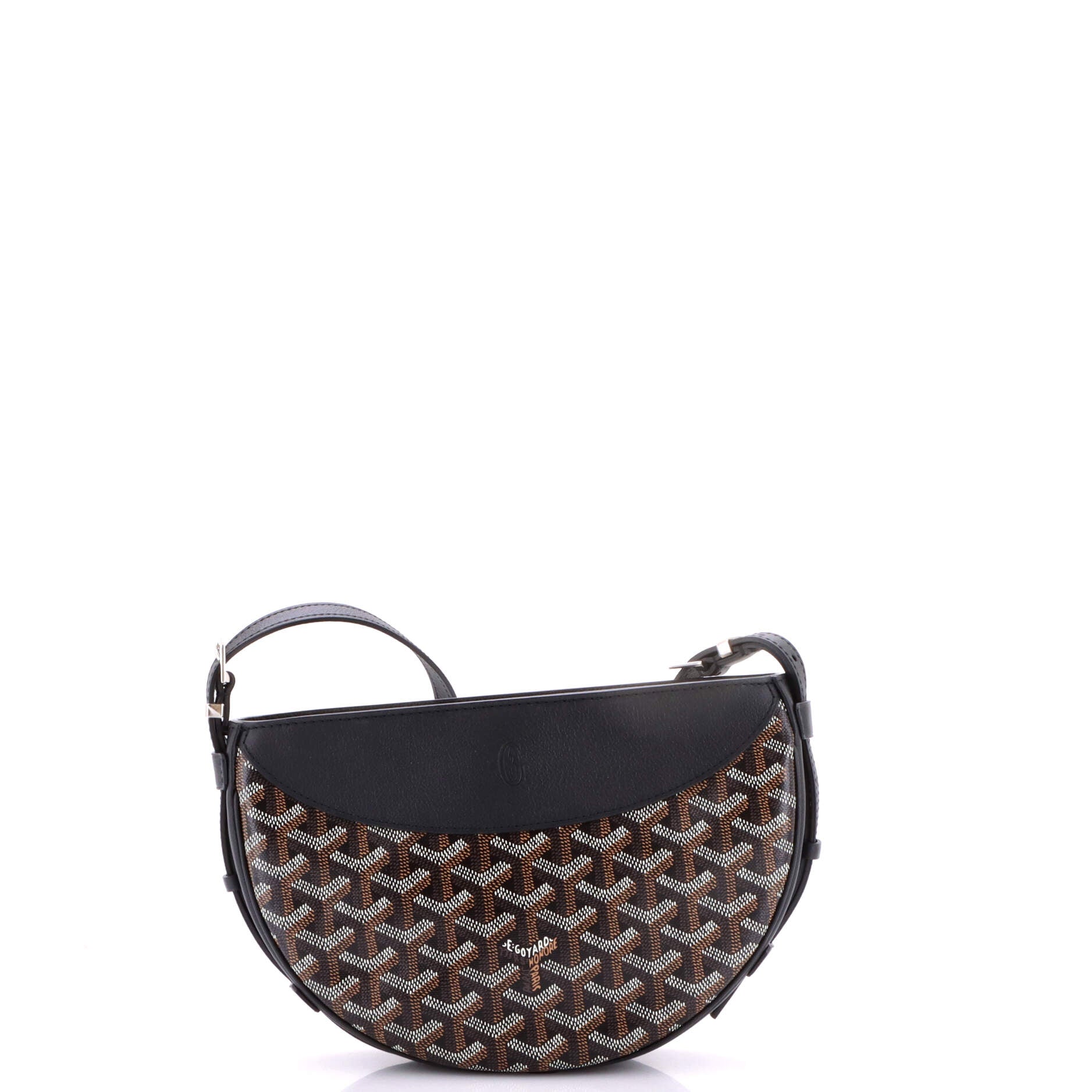 Hirondelle Shoulder Bag Coated Canvas and Leather - Image 3