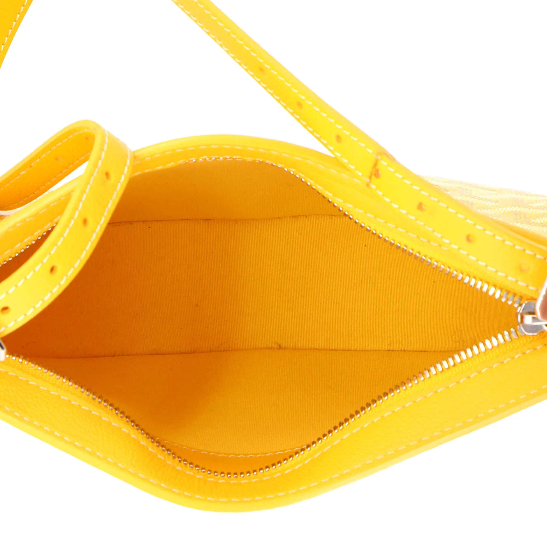 Hirondelle Shoulder Bag Coated Canvas and Leather - Image 5
