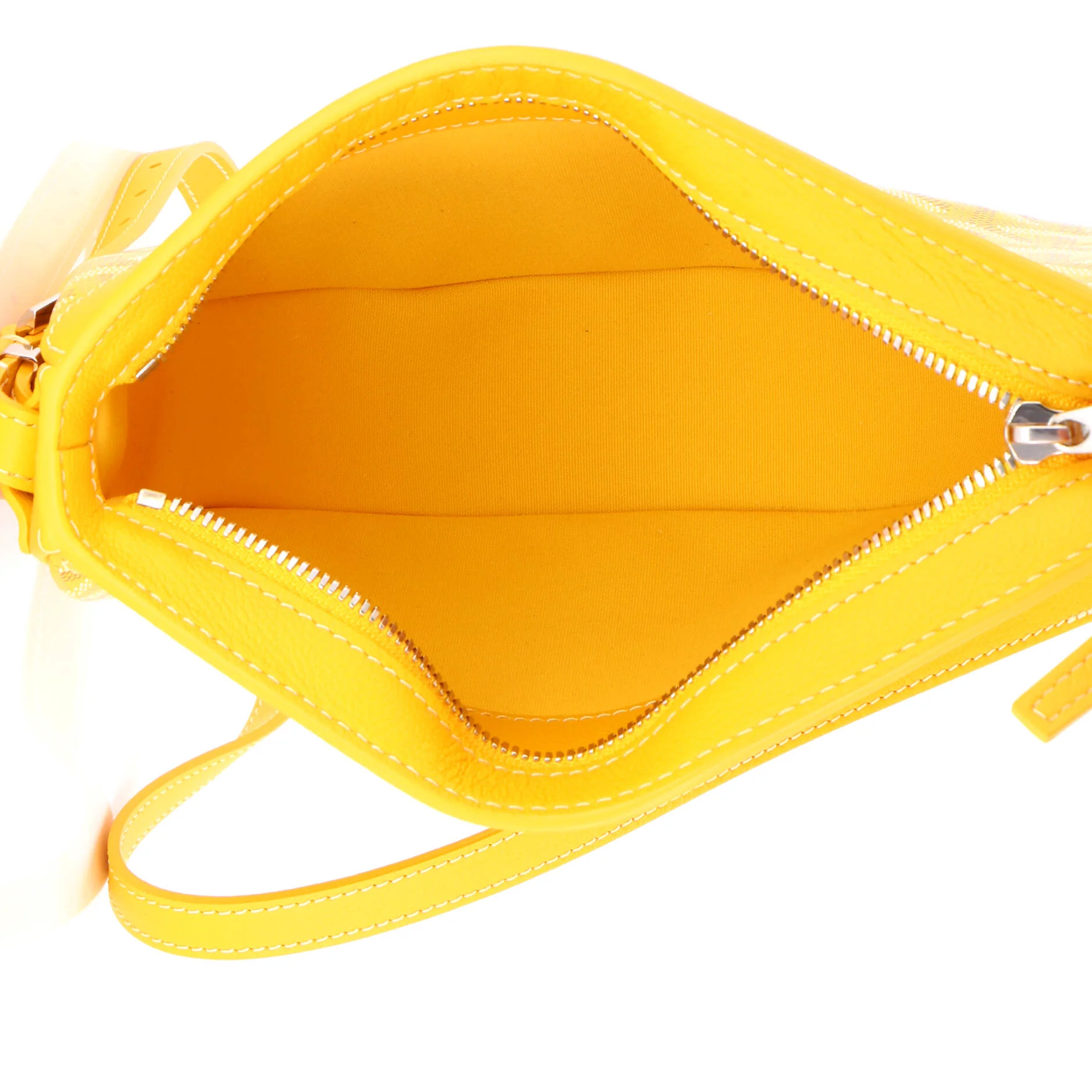 Hirondelle Shoulder Bag Coated Canvas and Leather - Image 5