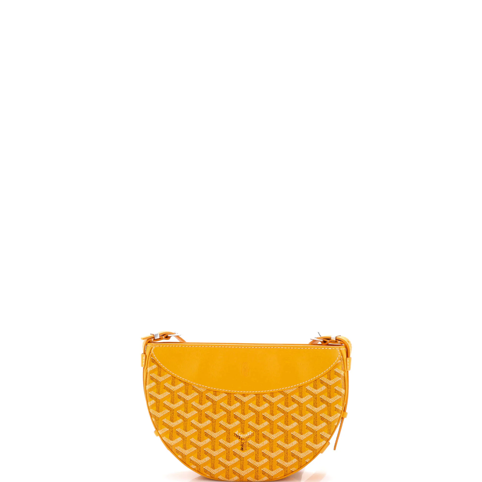 Hirondelle Shoulder Bag Coated Canvas and Leather - Image 3