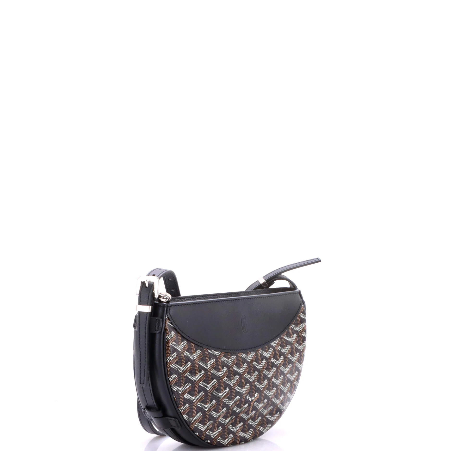 Hirondelle Shoulder Bag Coated Canvas and Leather - Image 2