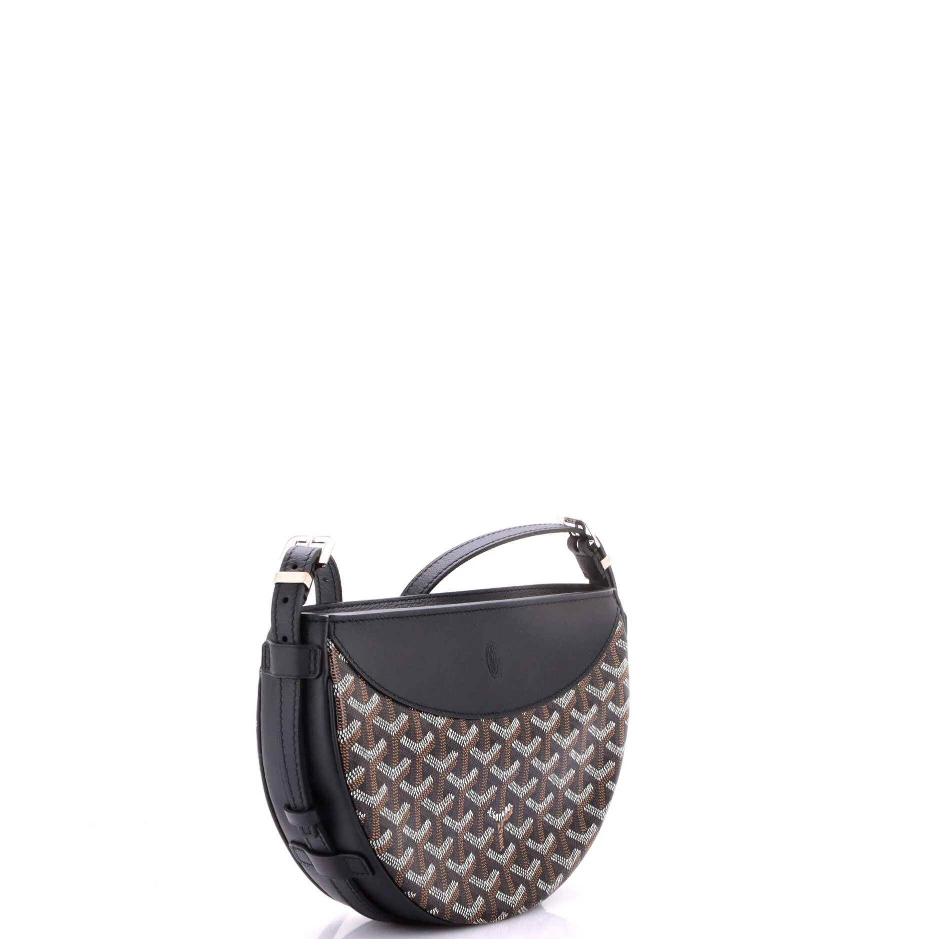 Hirondelle Shoulder Bag Coated Canvas and Leather - Image 2