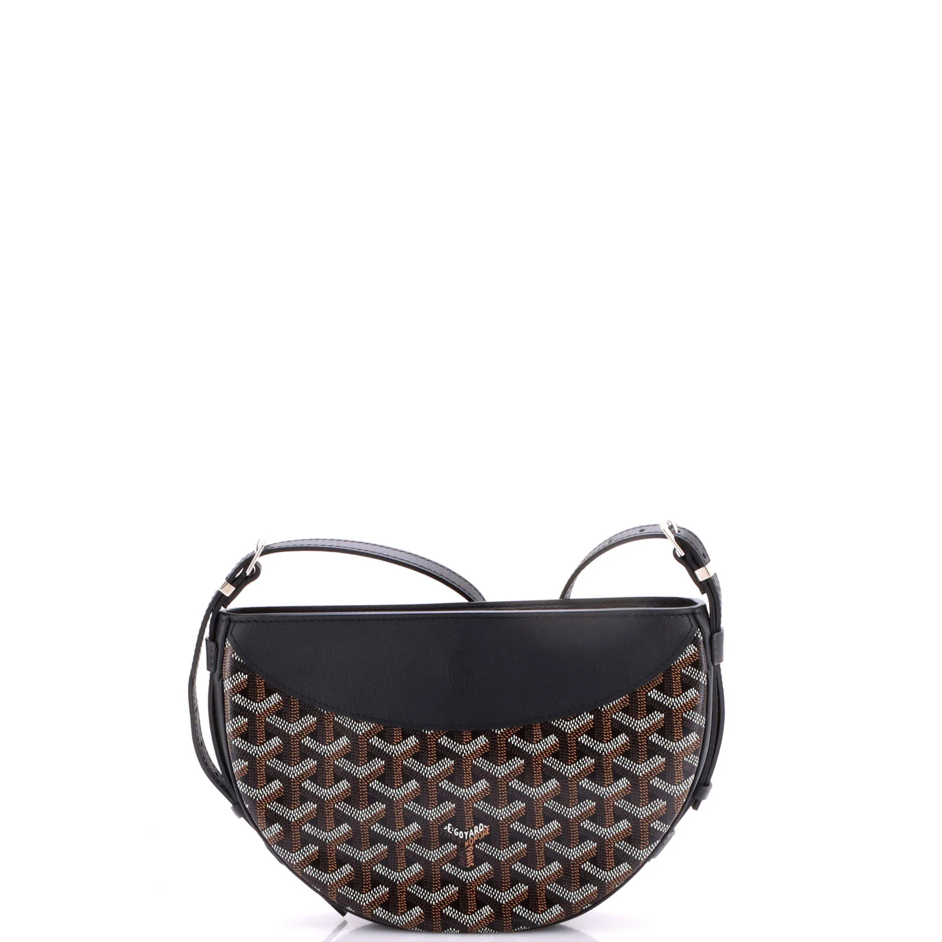 Hirondelle Shoulder Bag Coated Canvas and Leather - Image 3