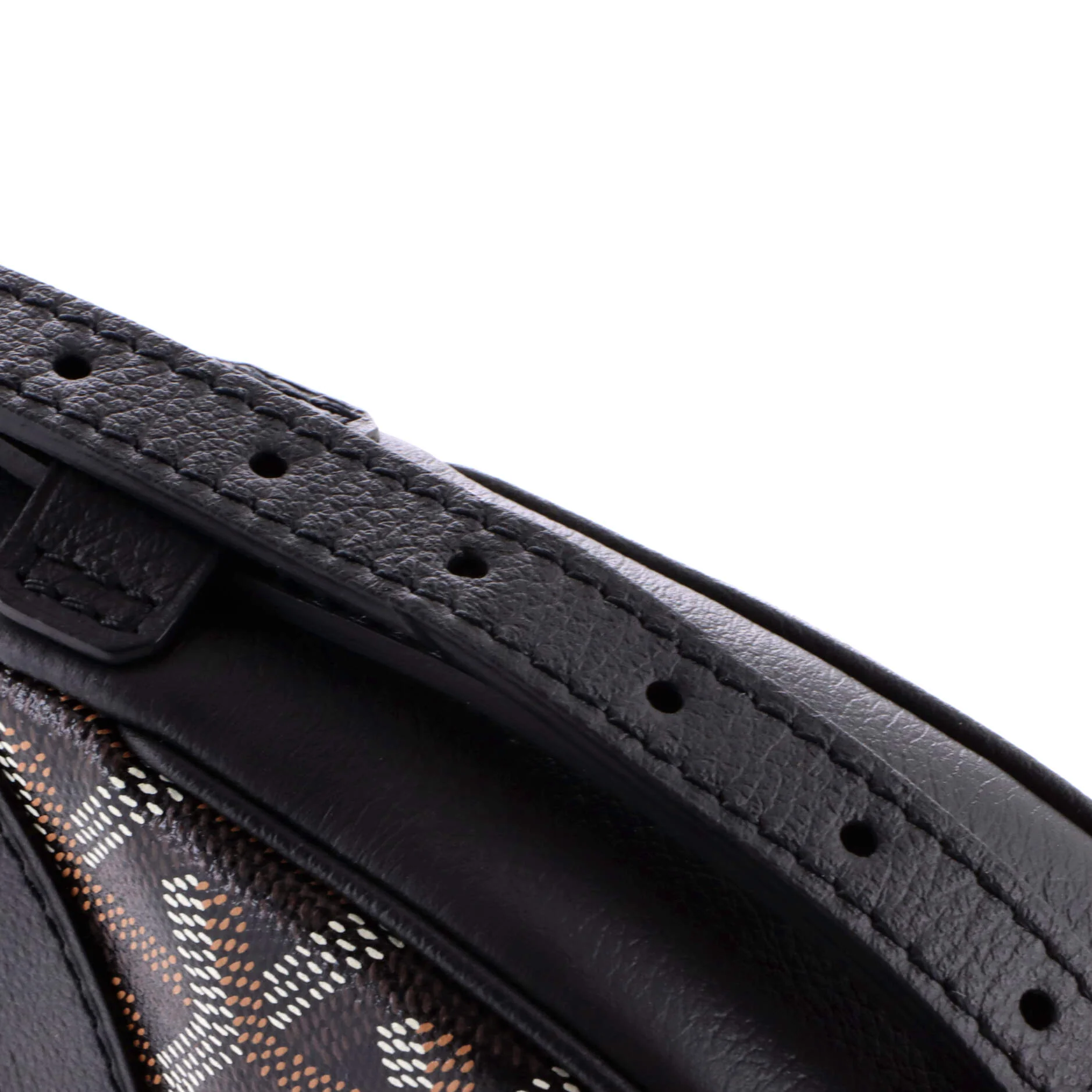 Hirondelle Shoulder Bag Coated Canvas and Leather - Image 6