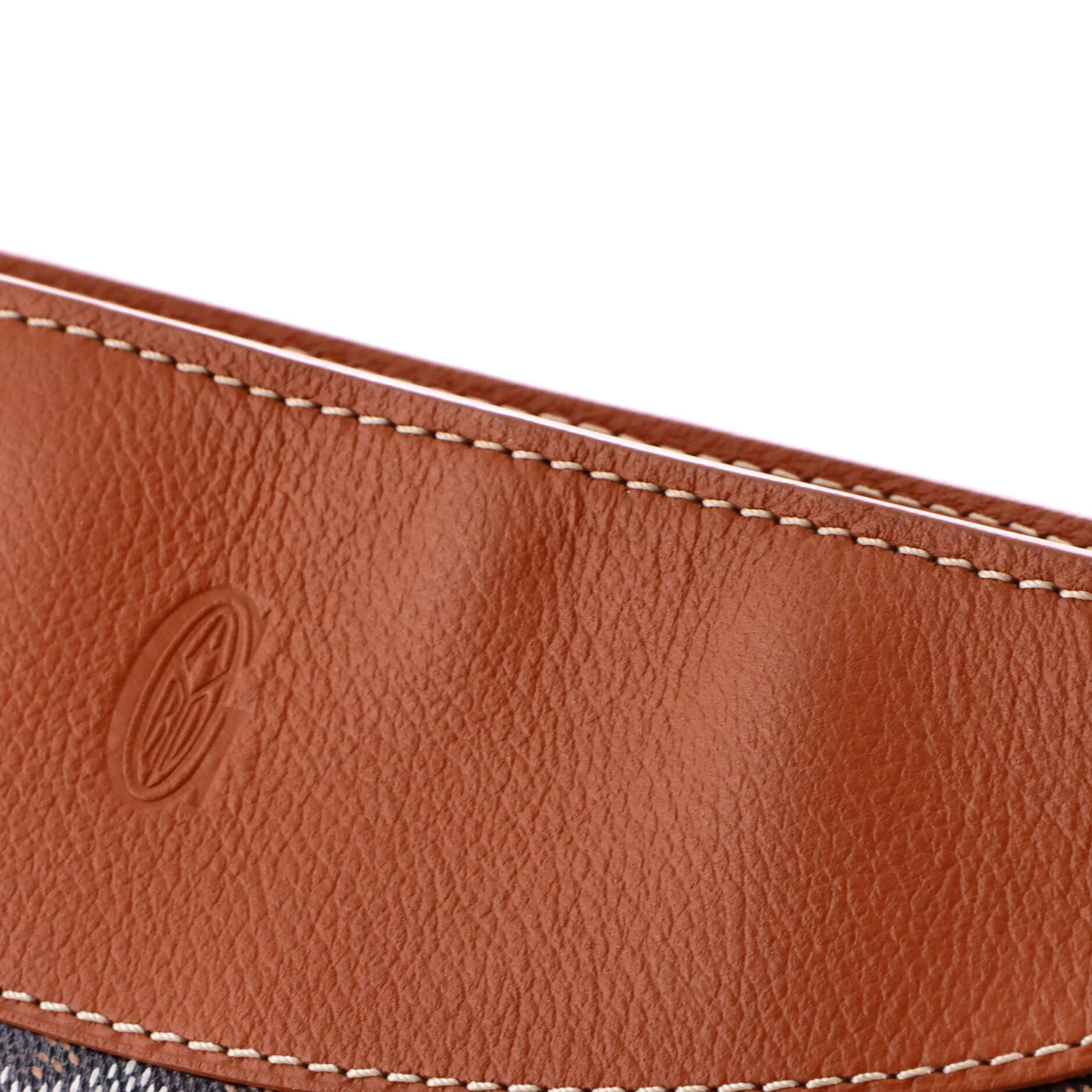 Hirondelle Shoulder Bag Coated Canvas and Leather - Image 6