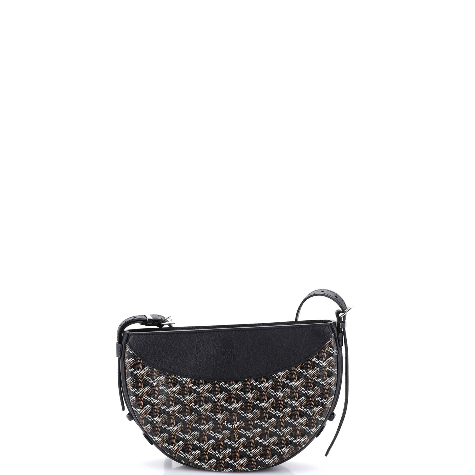 Hirondelle Shoulder Bag Coated Canvas and Leather - Image 3