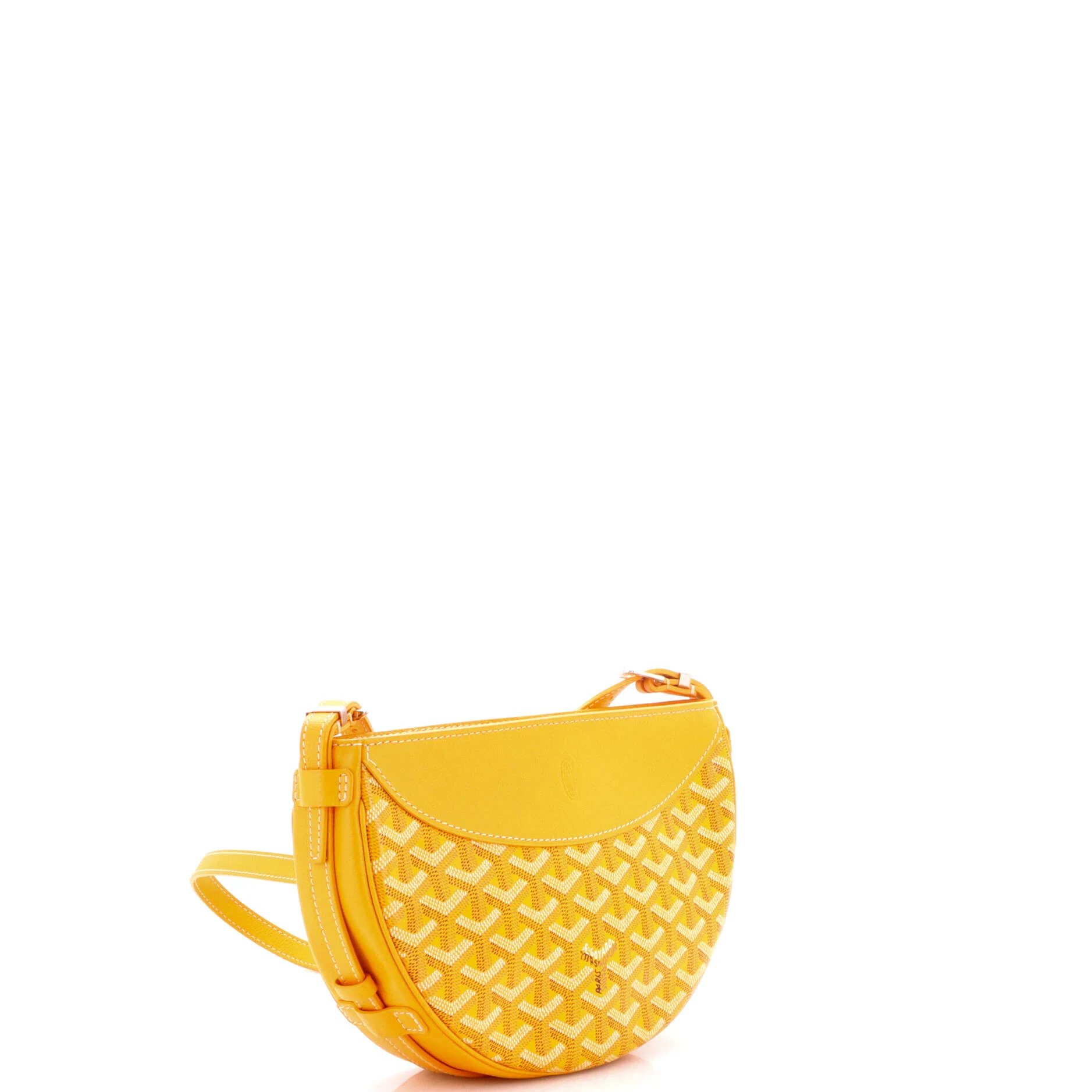 Hirondelle Shoulder Bag Coated Canvas and Leather - Image 2