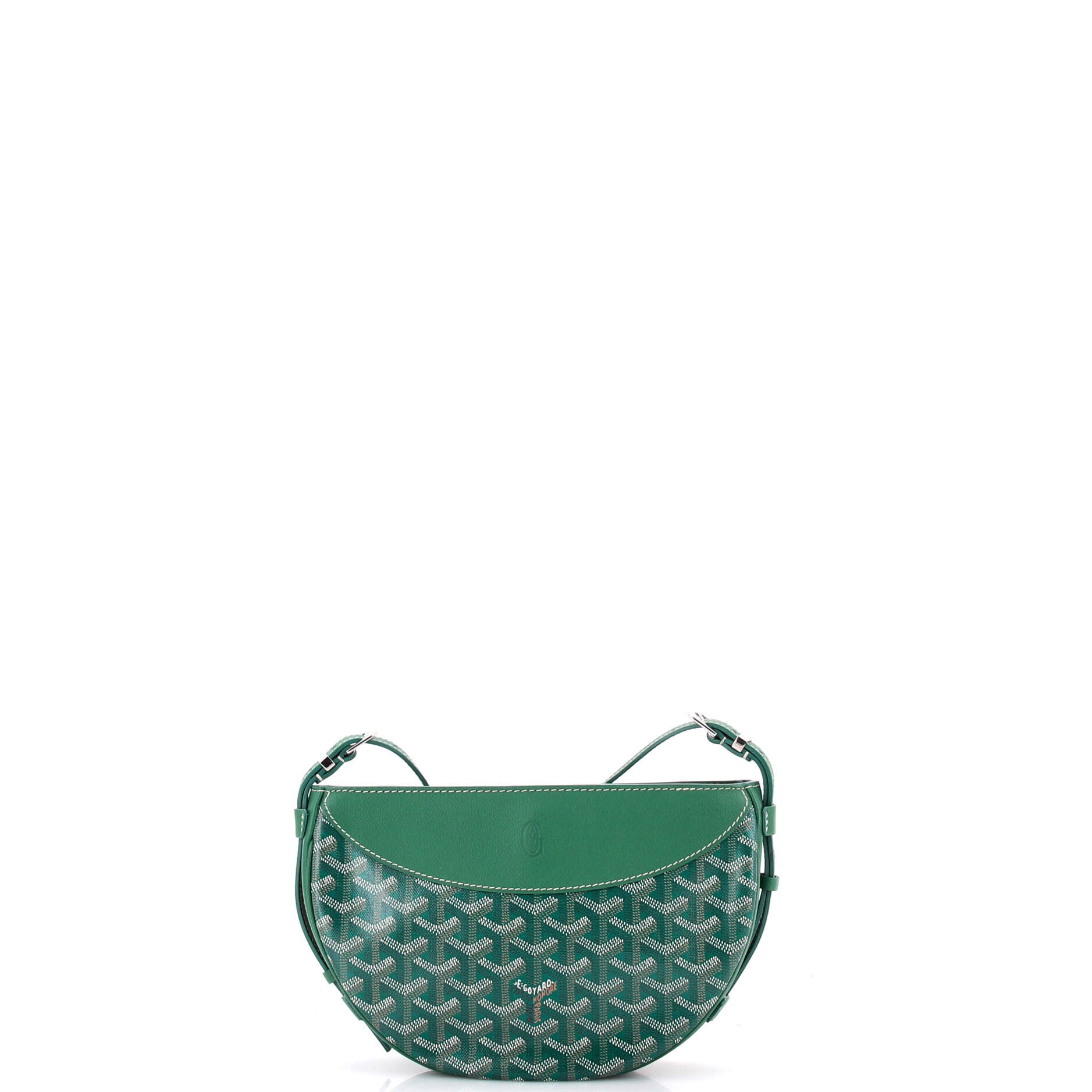 Hirondelle Shoulder Bag Coated Canvas and Leather - Image 3