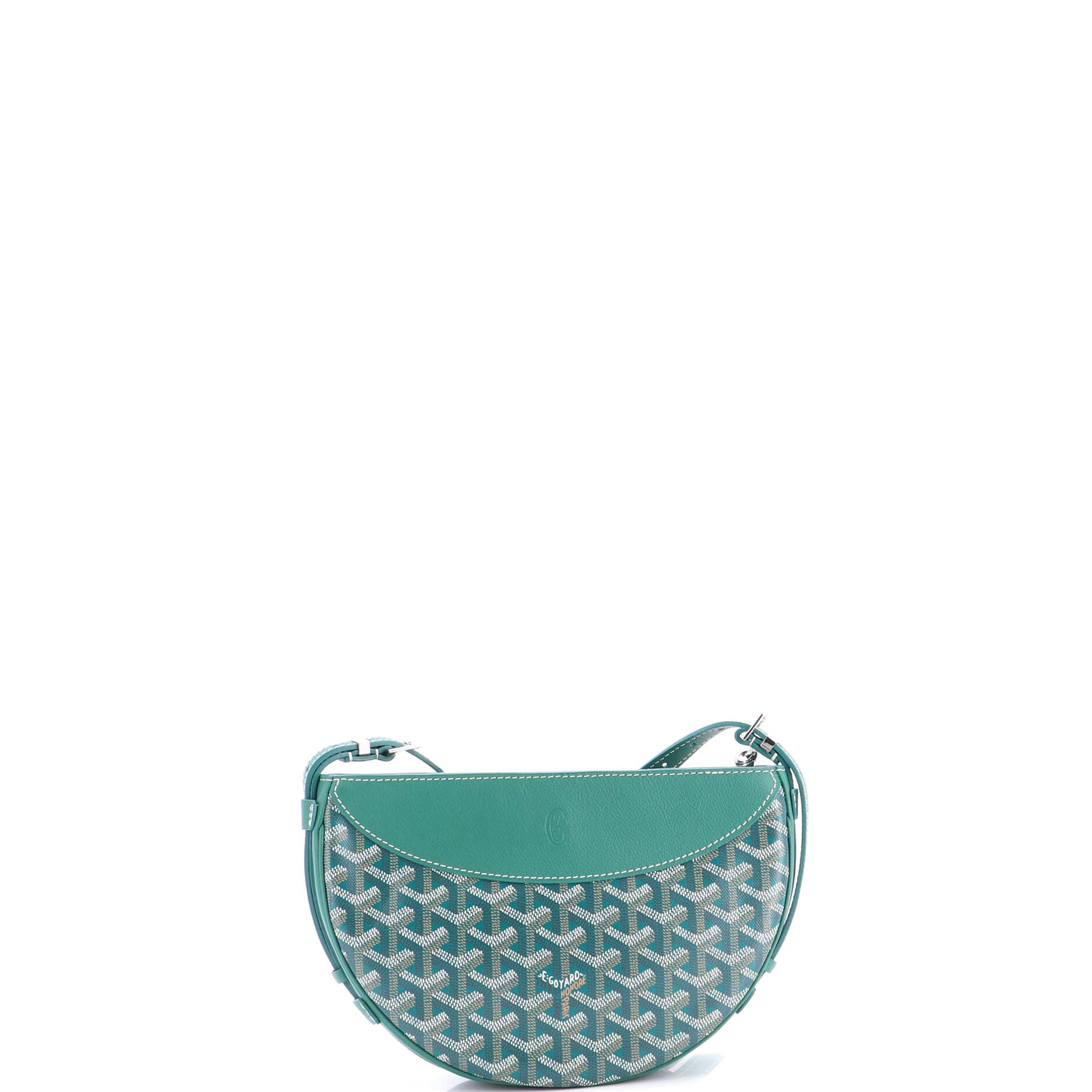 Hirondelle Shoulder Bag Coated Canvas and Leather - Image 3