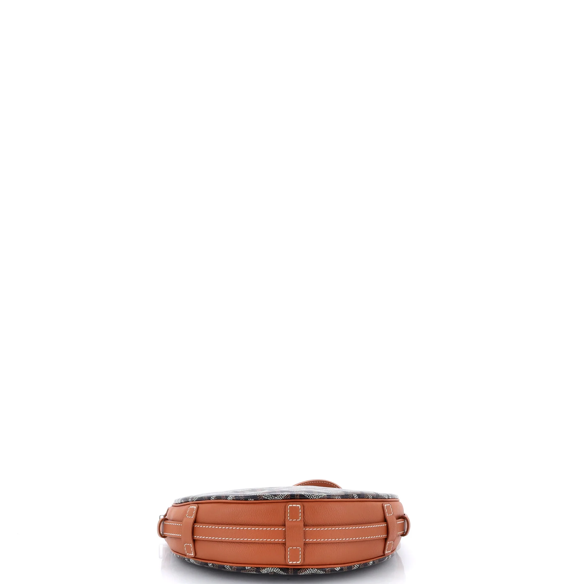 Hirondelle Shoulder Bag Coated Canvas and Leather - Image 4