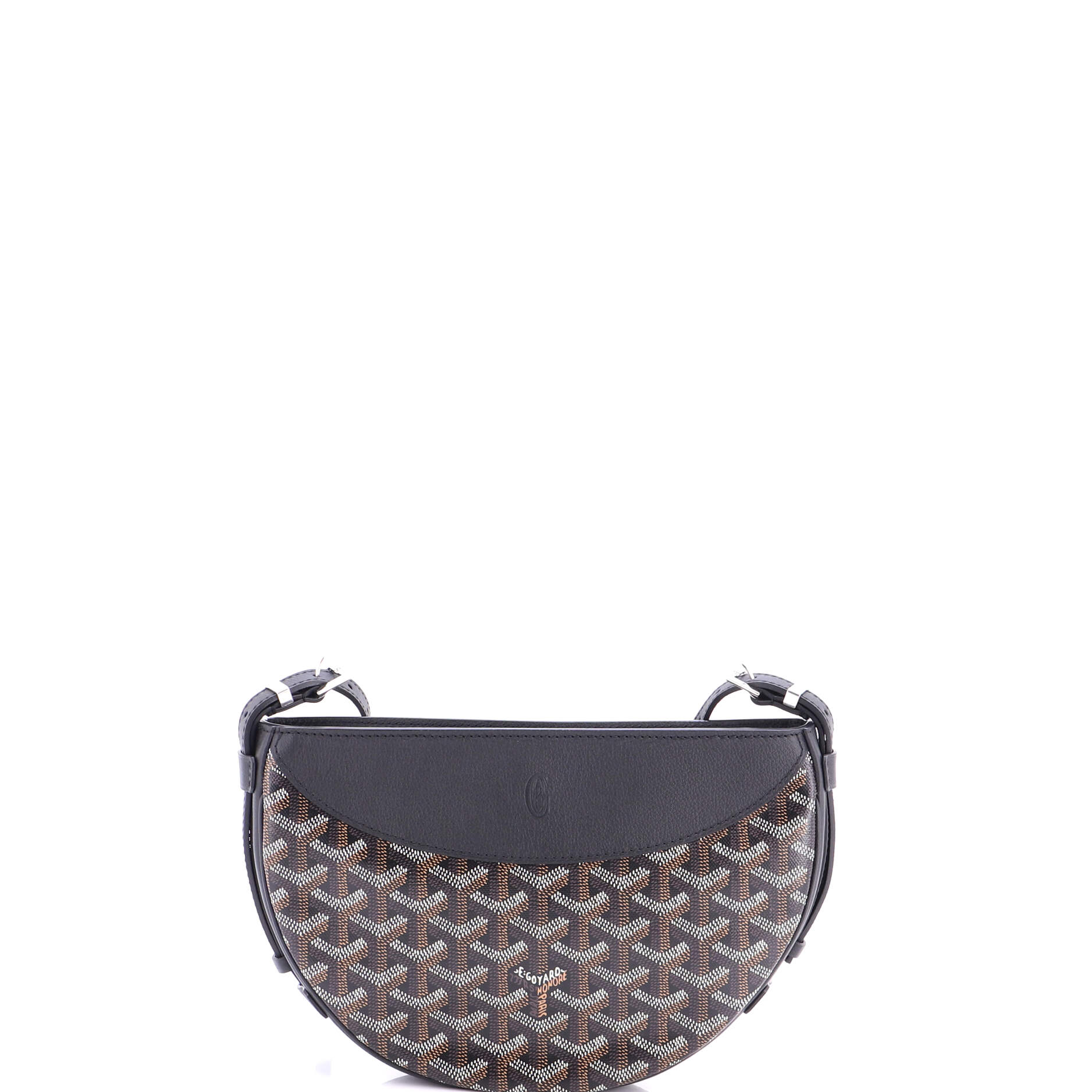 Hirondelle Shoulder Bag Coated Canvas and Leather - Image 3