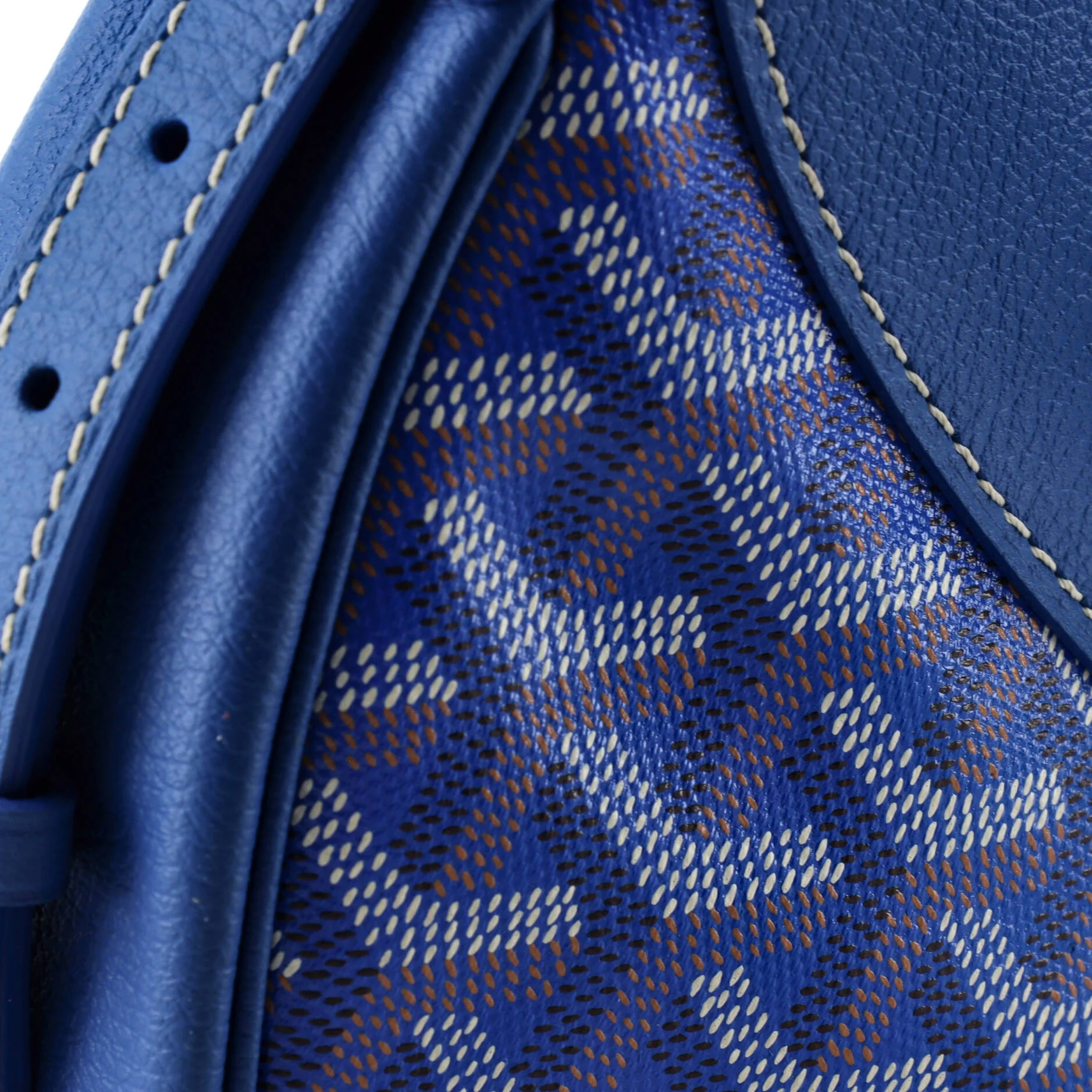 Hirondelle Shoulder Bag Coated Canvas and Leather - Image 6