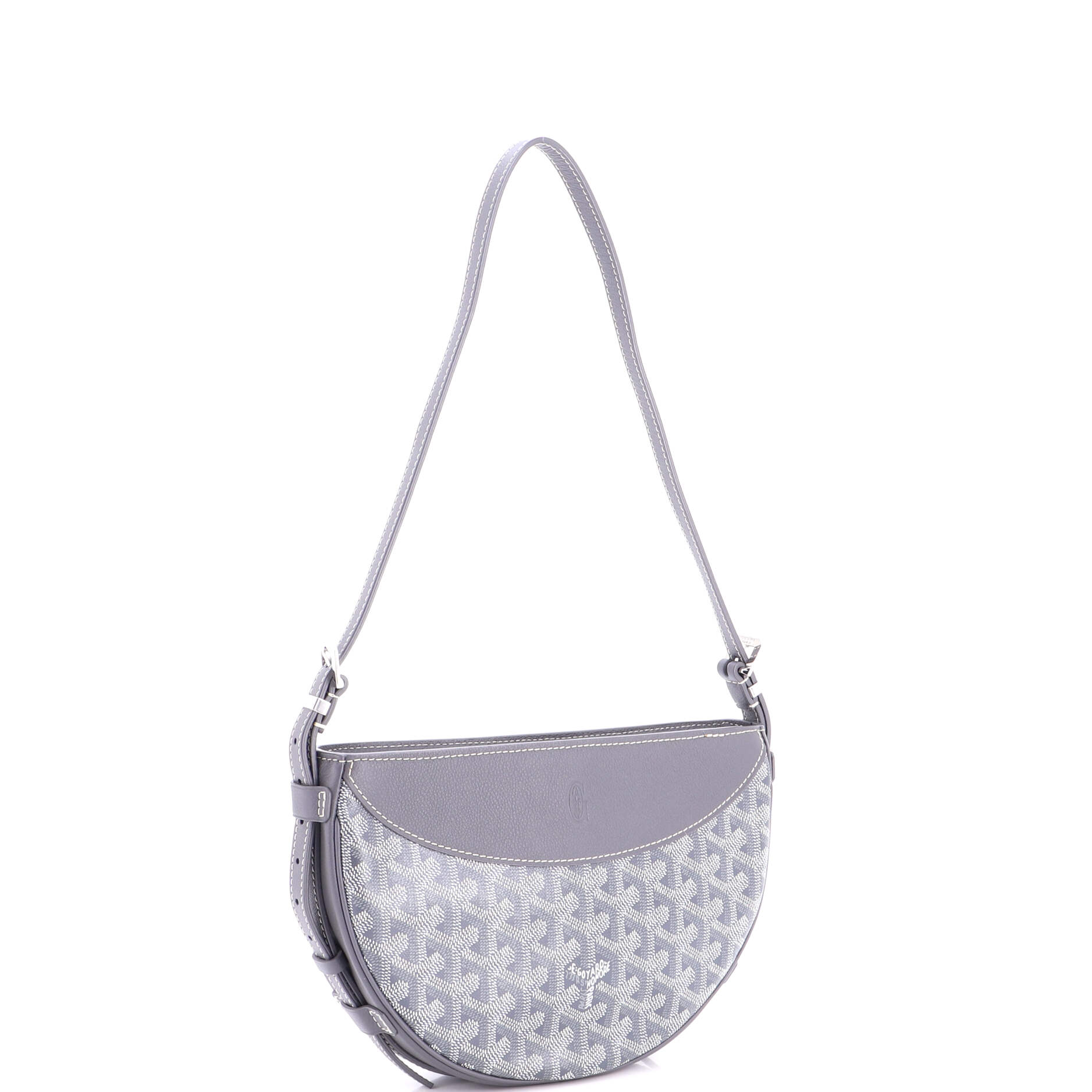 Hirondelle Shoulder Bag Coated Canvas and Leather - Image 2