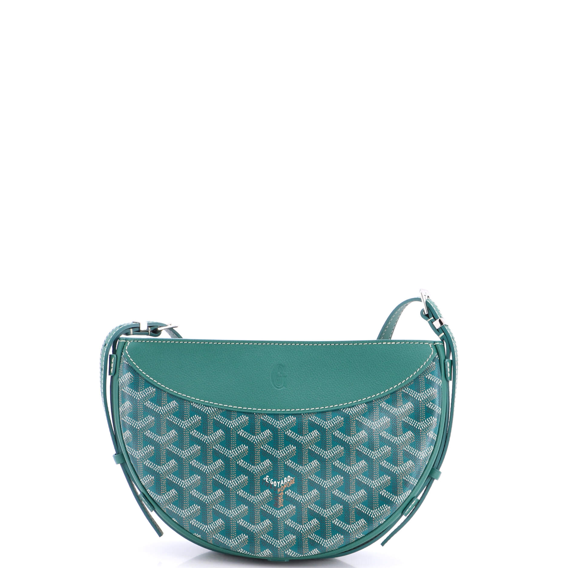 Hirondelle Shoulder Bag Coated Canvas and Leather - Image 3